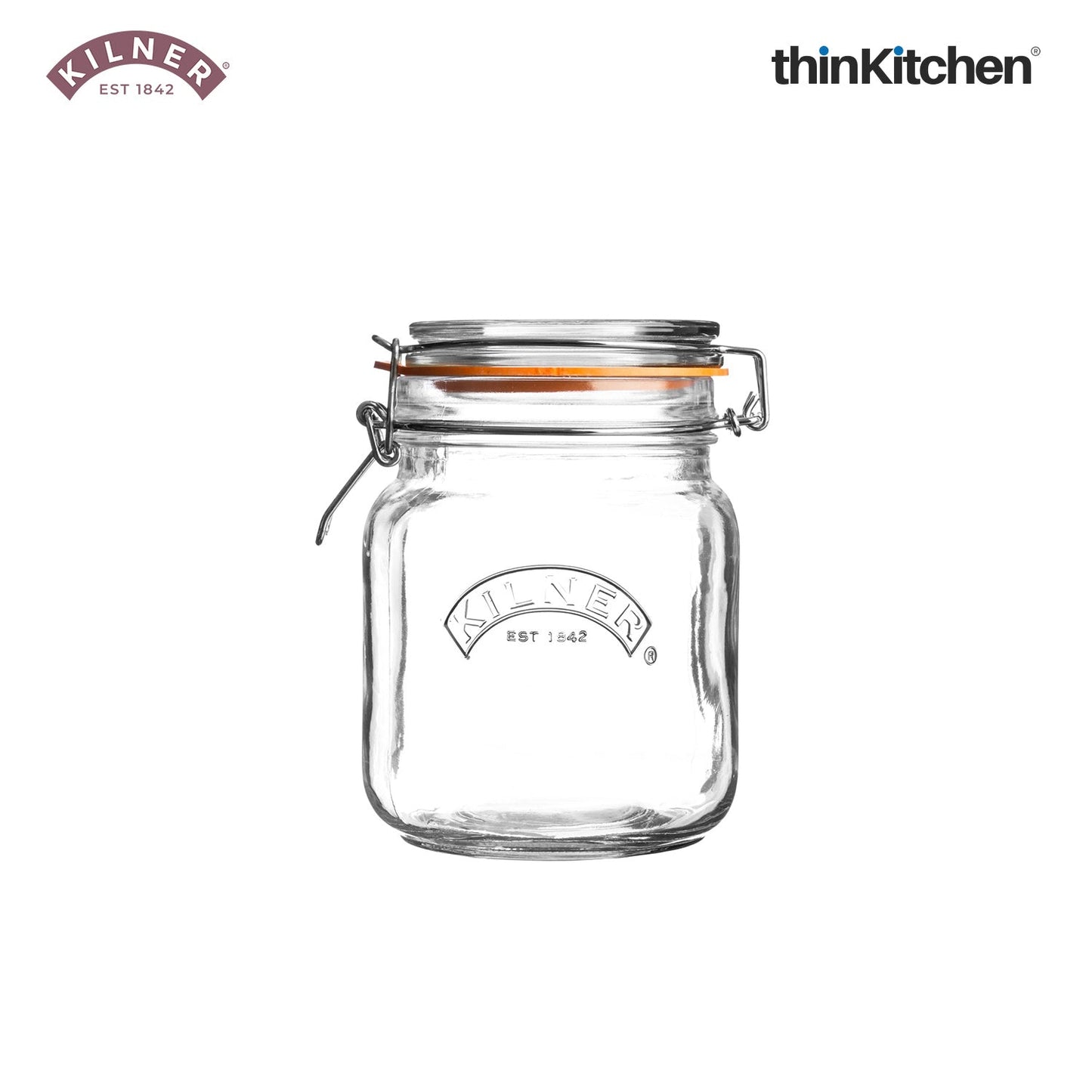 Kilner® Clip Top Jar Storage Combo – Versatile Set (1L, 500ml & 250ml)