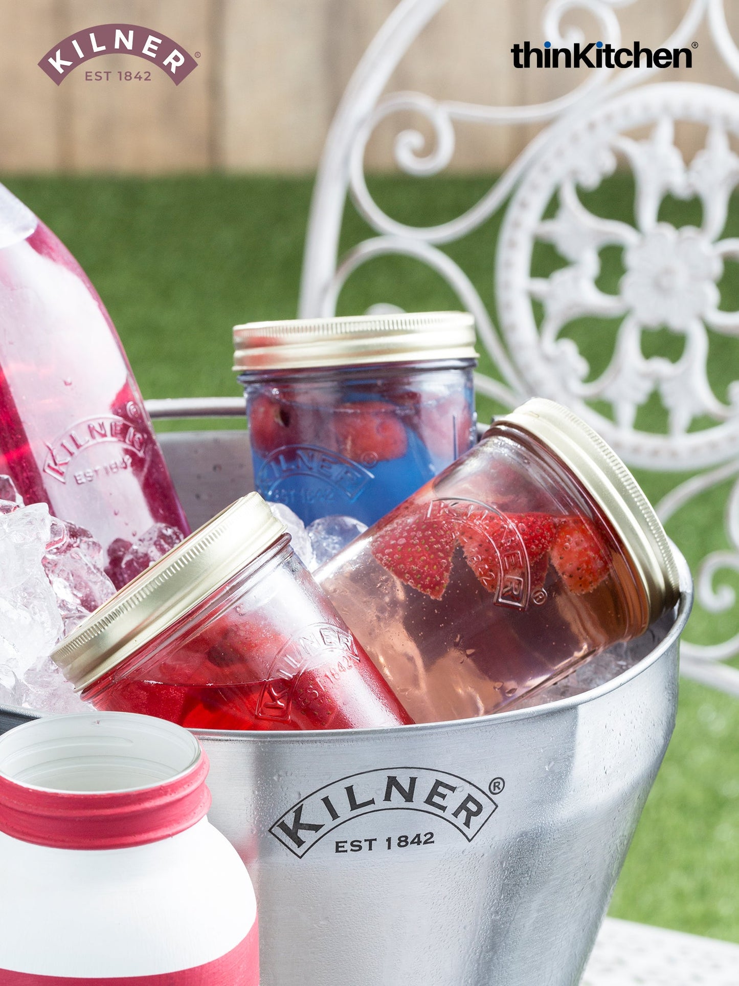 Kilner® Wide Mouth Preserve Jar 0.35L | Premium Glass Mason Jar with Vacuum Seal for Preserving Fruits & Vegetables