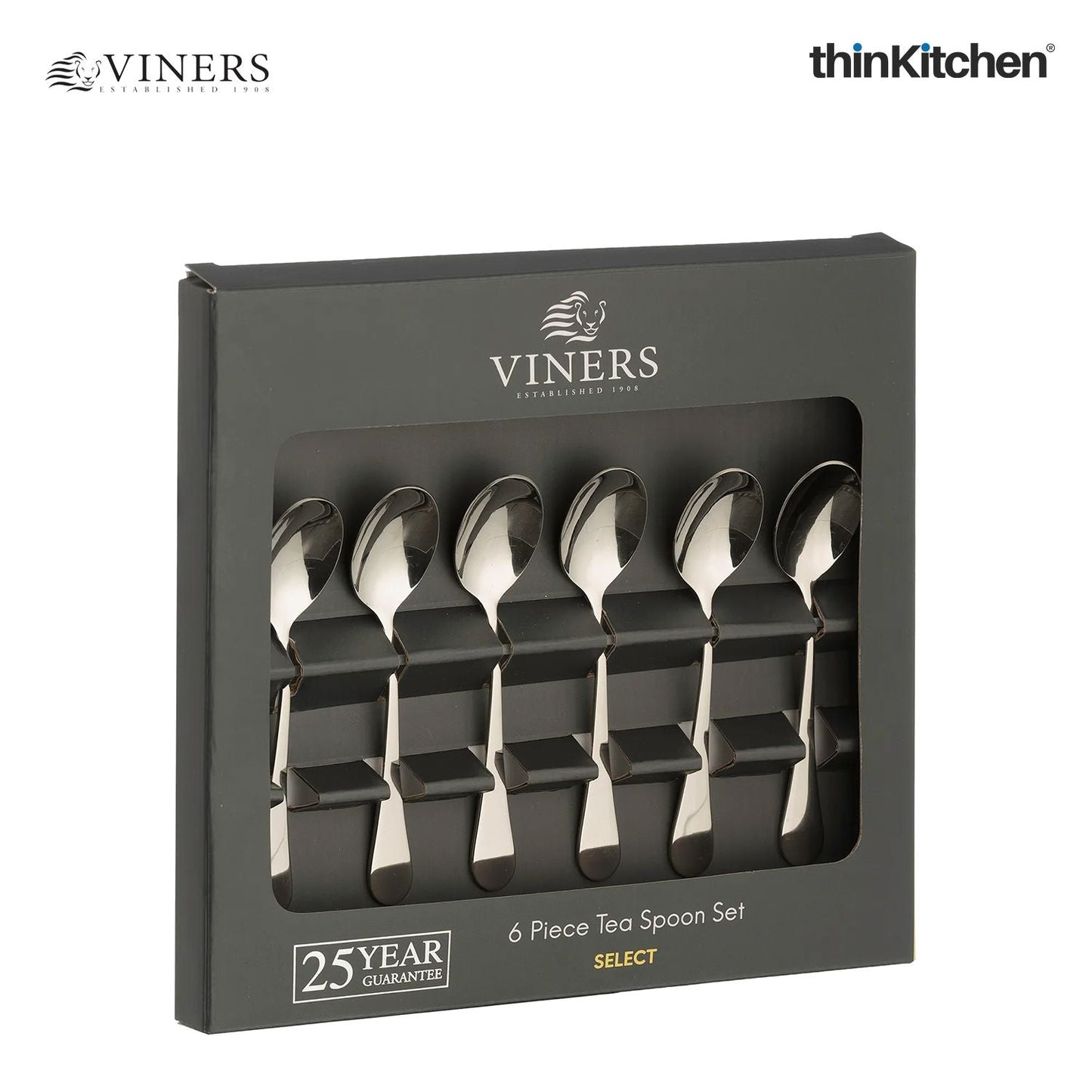 Viners Select 18/0 6 pc TeaSpoons Gift Box