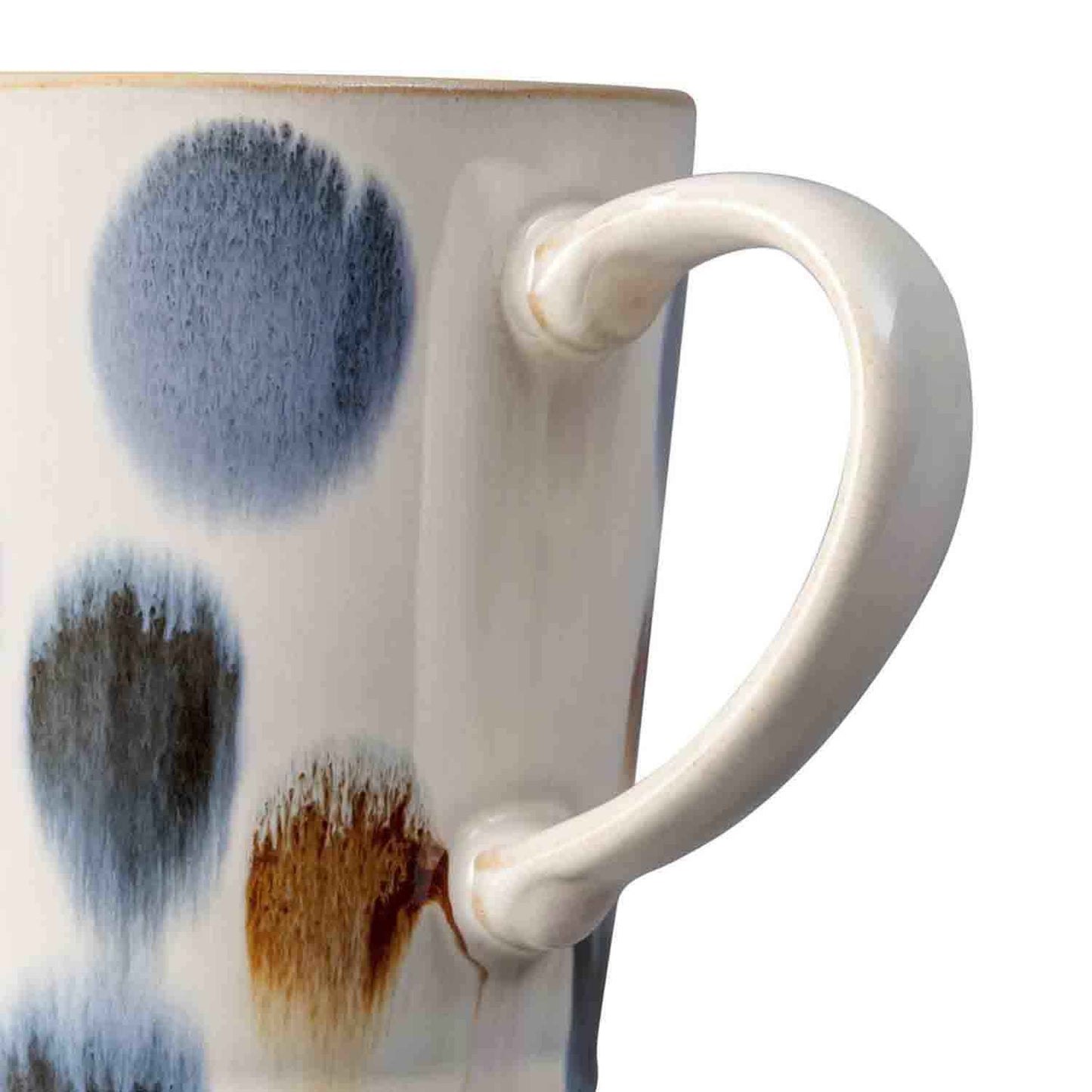 Denby Brown Spot Painted Large Mug