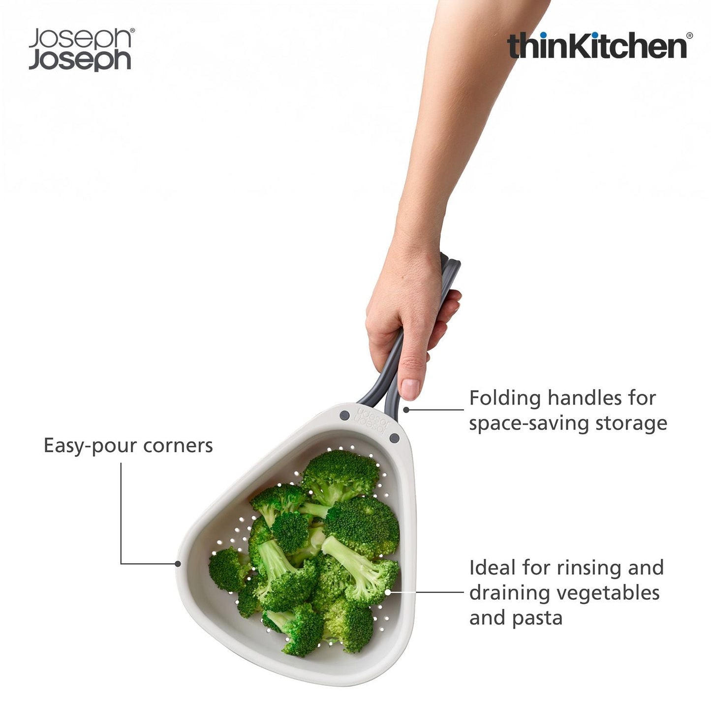 Joseph Joseph Droplet Large Plastic Folding Colander