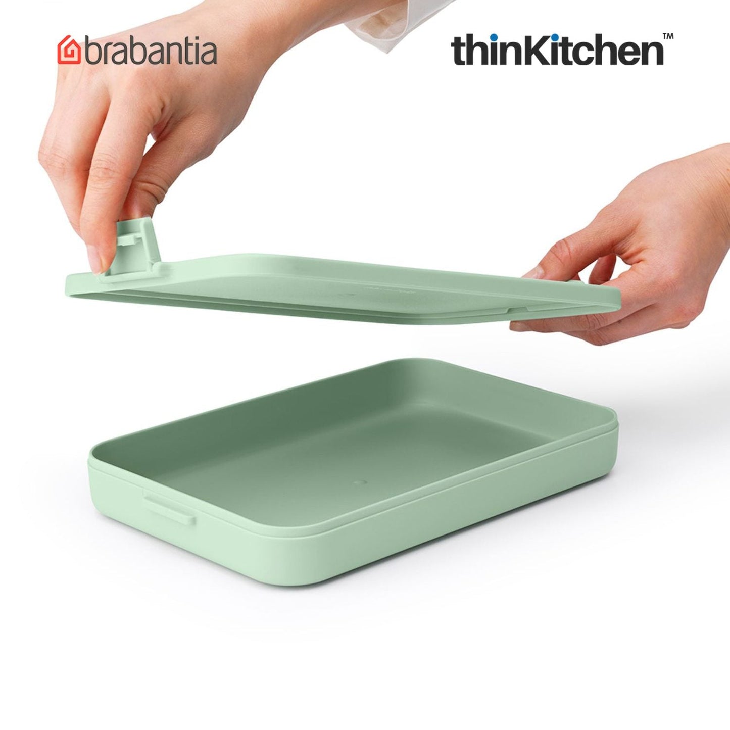 Brabantia Make Take Flat Lunch Box Jade Green