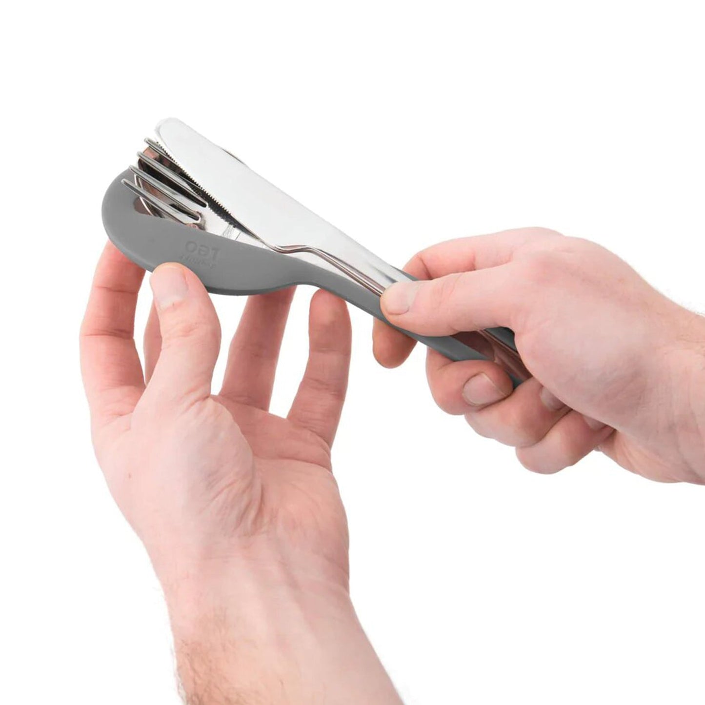 BergHOFF Leo Travel Flatware Set, Grey