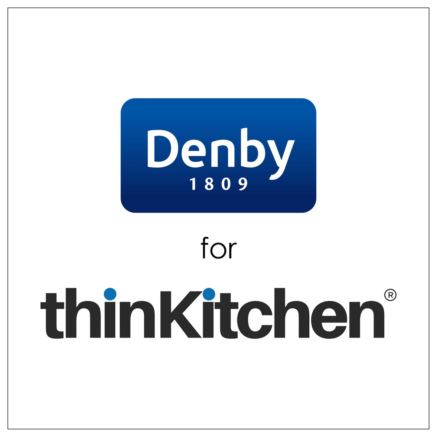 Denby Impression Blue Accent Medium Oblong Platter