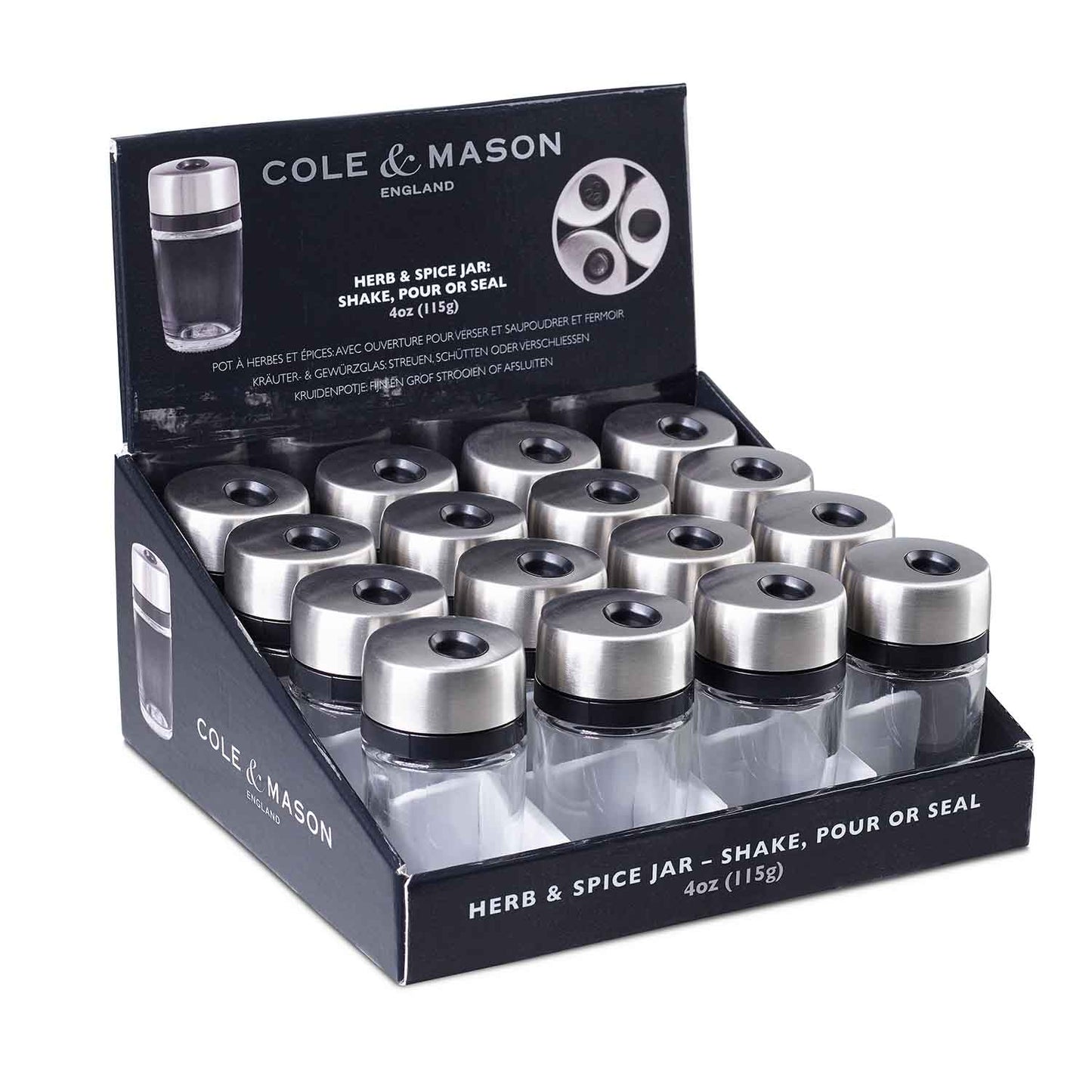 Cole & Mason Empty Herb and Spice Jar