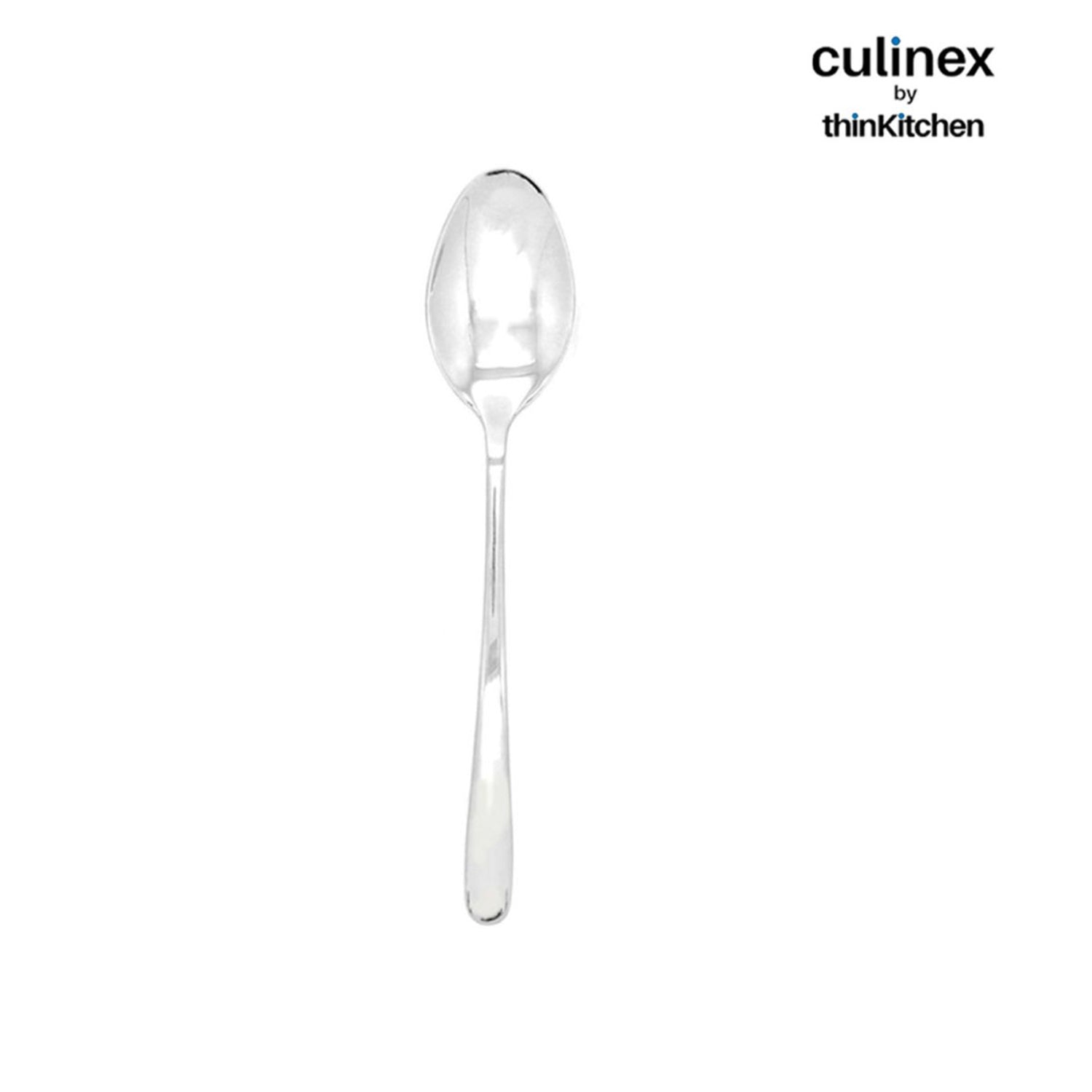 Culinex by thinKitchen | Dora 18/8 Stainless Steel All Purpose Spoon, Mirror Finish, Set of 6 - 2