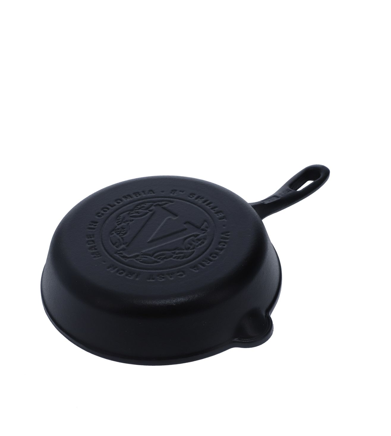 Victoria - SKL-208 Victoria Cast Iron Skillet. Small Frying Pan Seasoned with 100% Kosher Certified Non-GMO Flaxseed Oil, 8", Black - 15