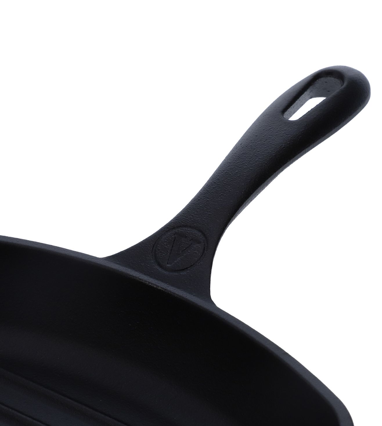 Victoria Cast Iron Grill Pan. Square Grill Pan, Seasoned with 100% Kosher Certified Non-GMO Flaxseed Oil, Black - 4