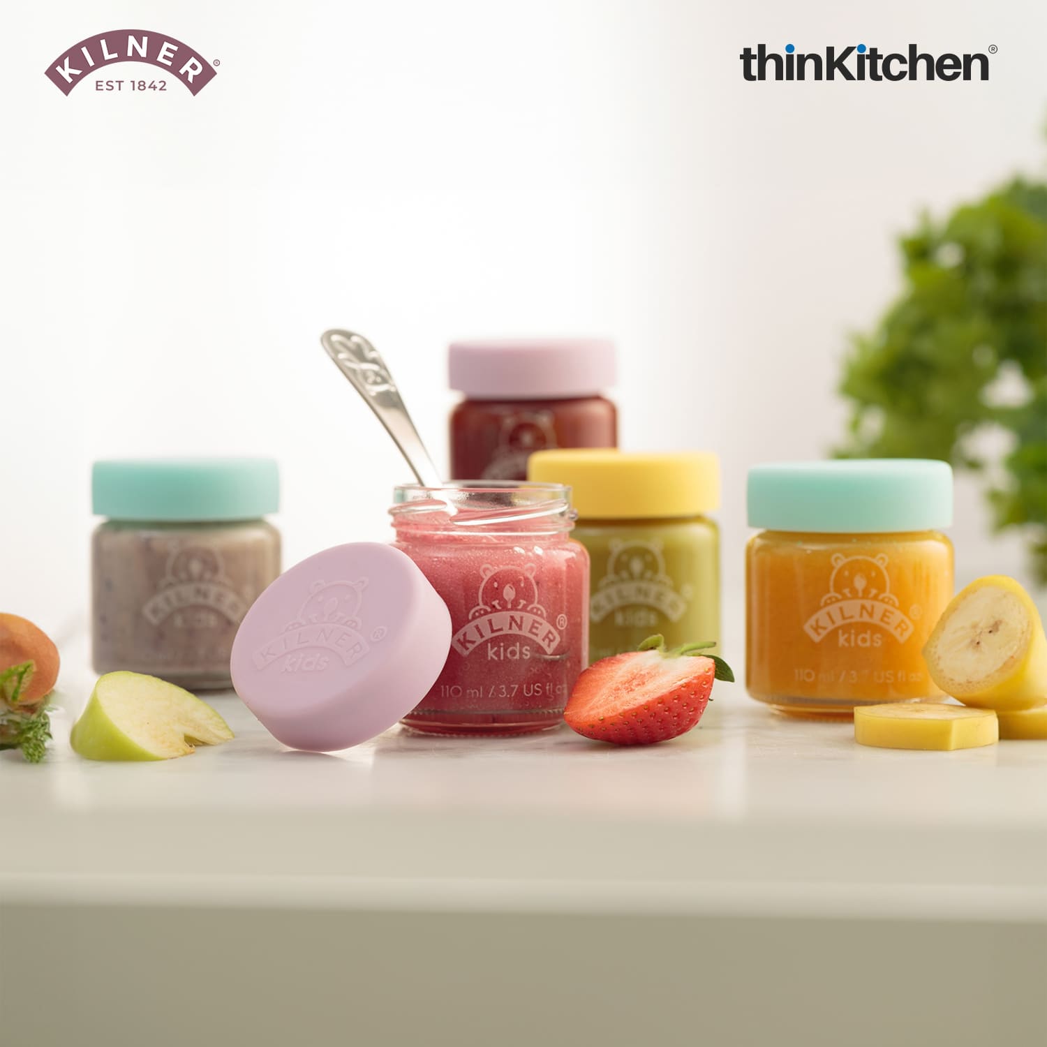 Kilner Set Of 6 Kids Jars 110ml - 2