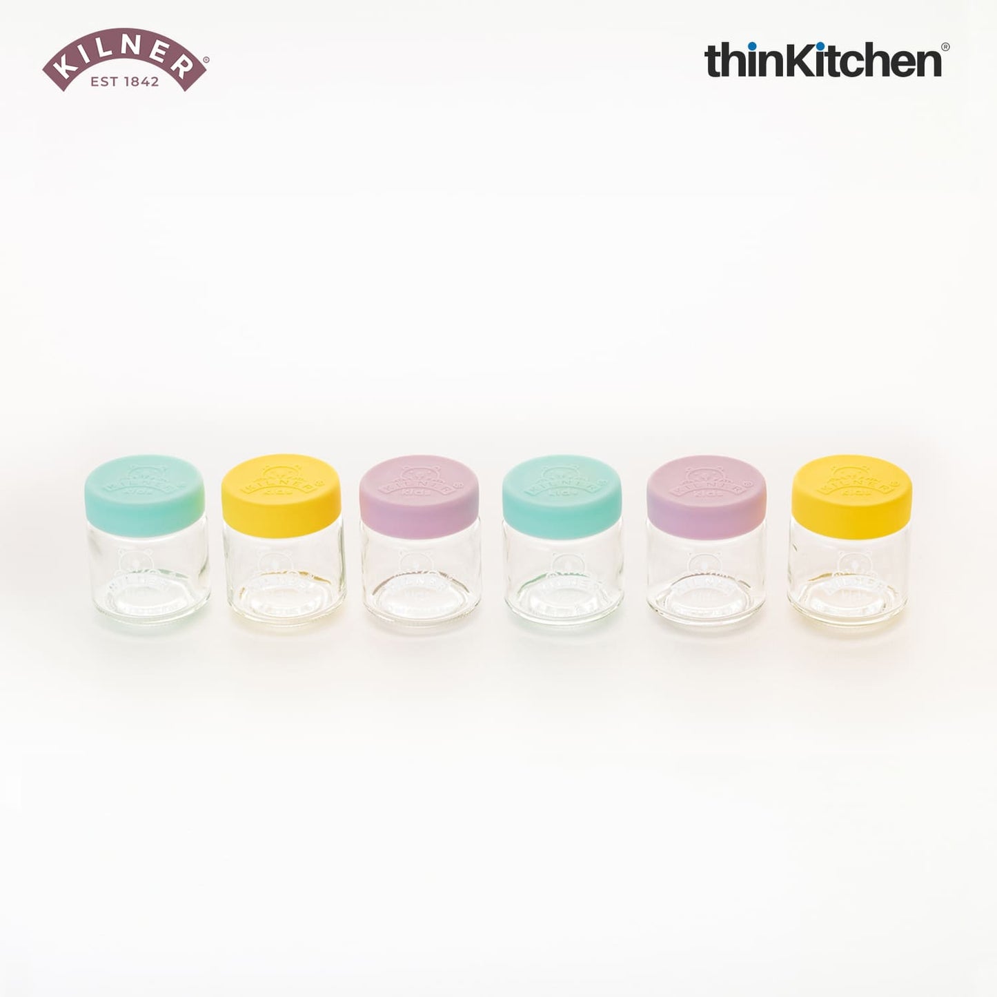 Kilner Set Of 6 Kids Jars 110ml