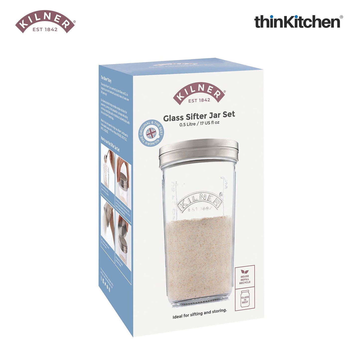 Kilner Sifter Jar Set