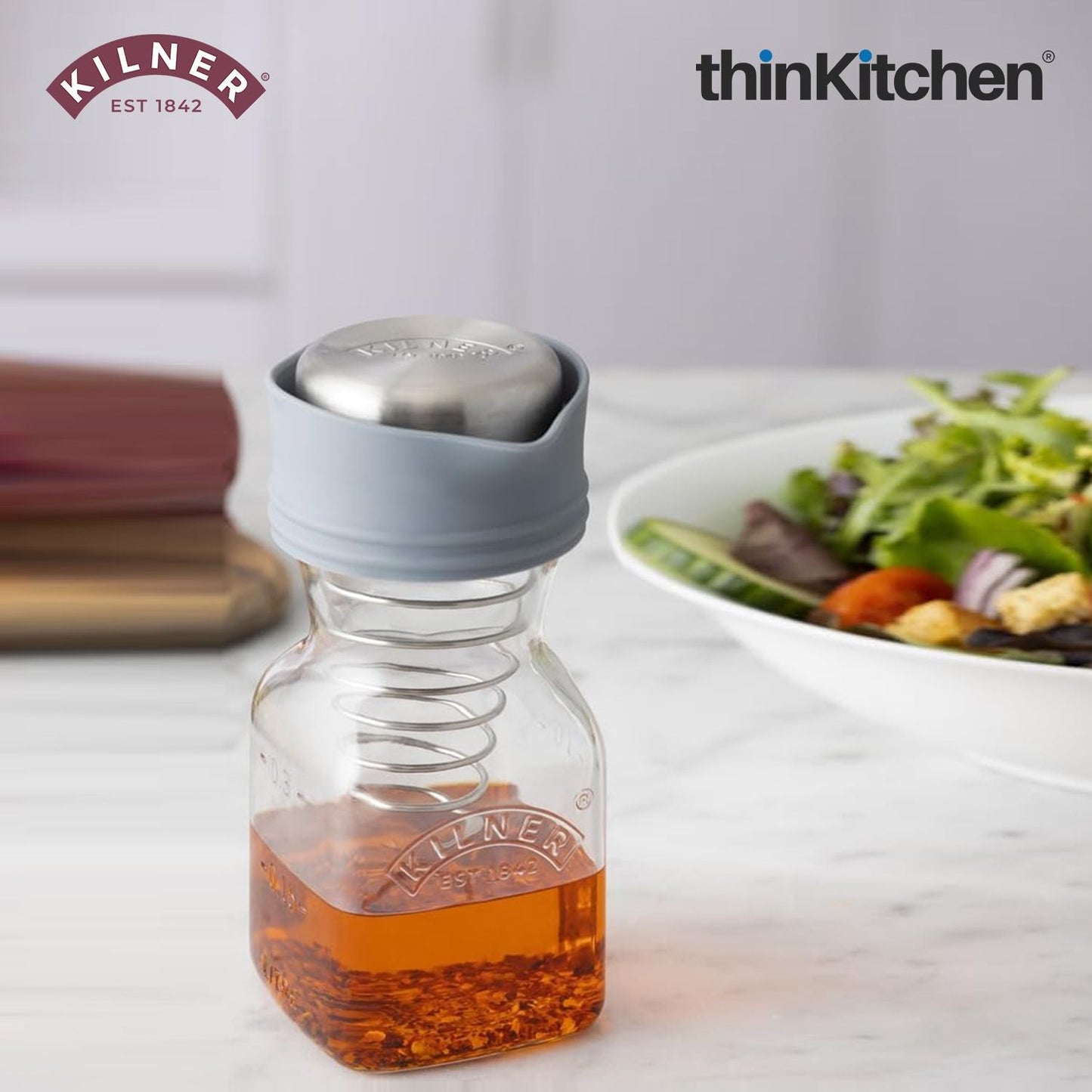Kilner Salad Dressing Maker Juice and Sauce Bottle