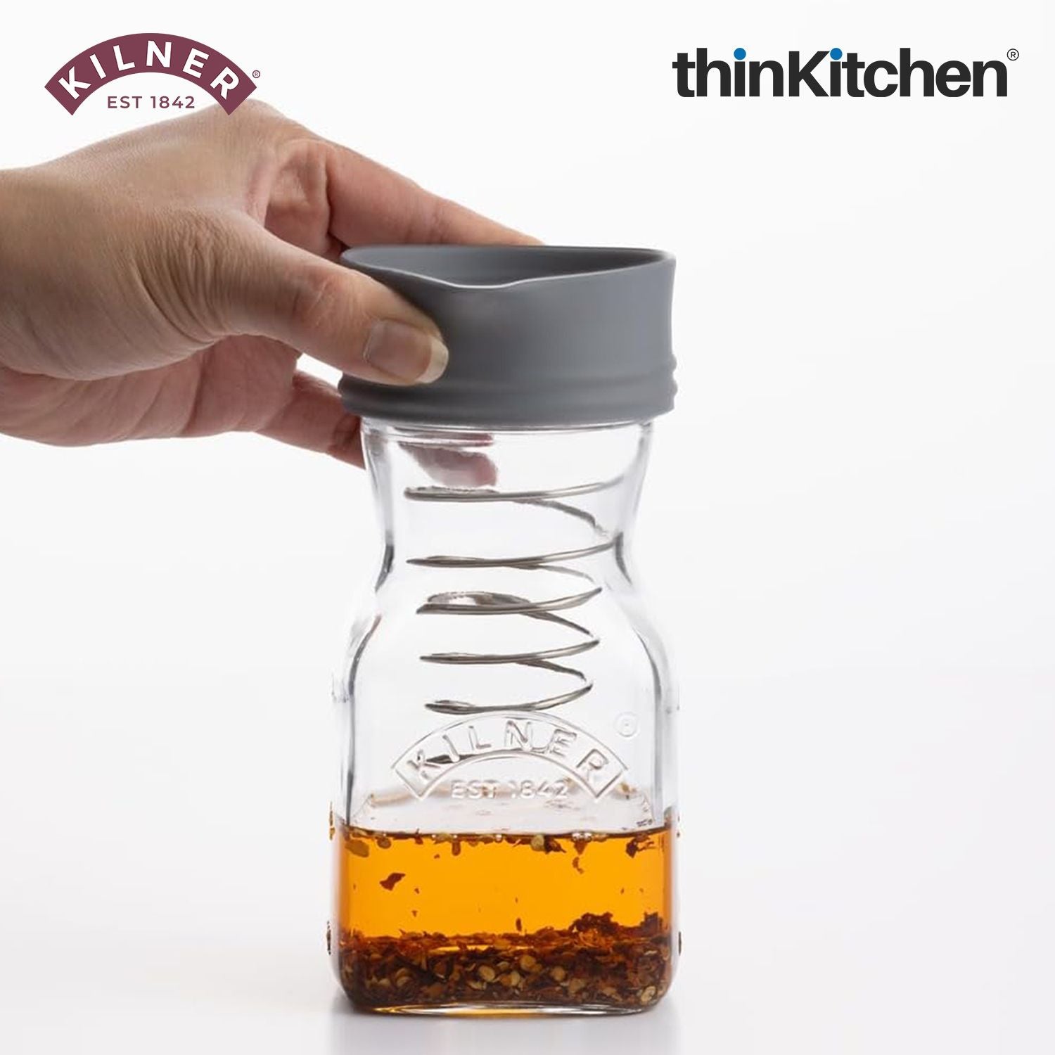 Kilner Salad Dressing Maker Juice and Sauce Bottle - 2