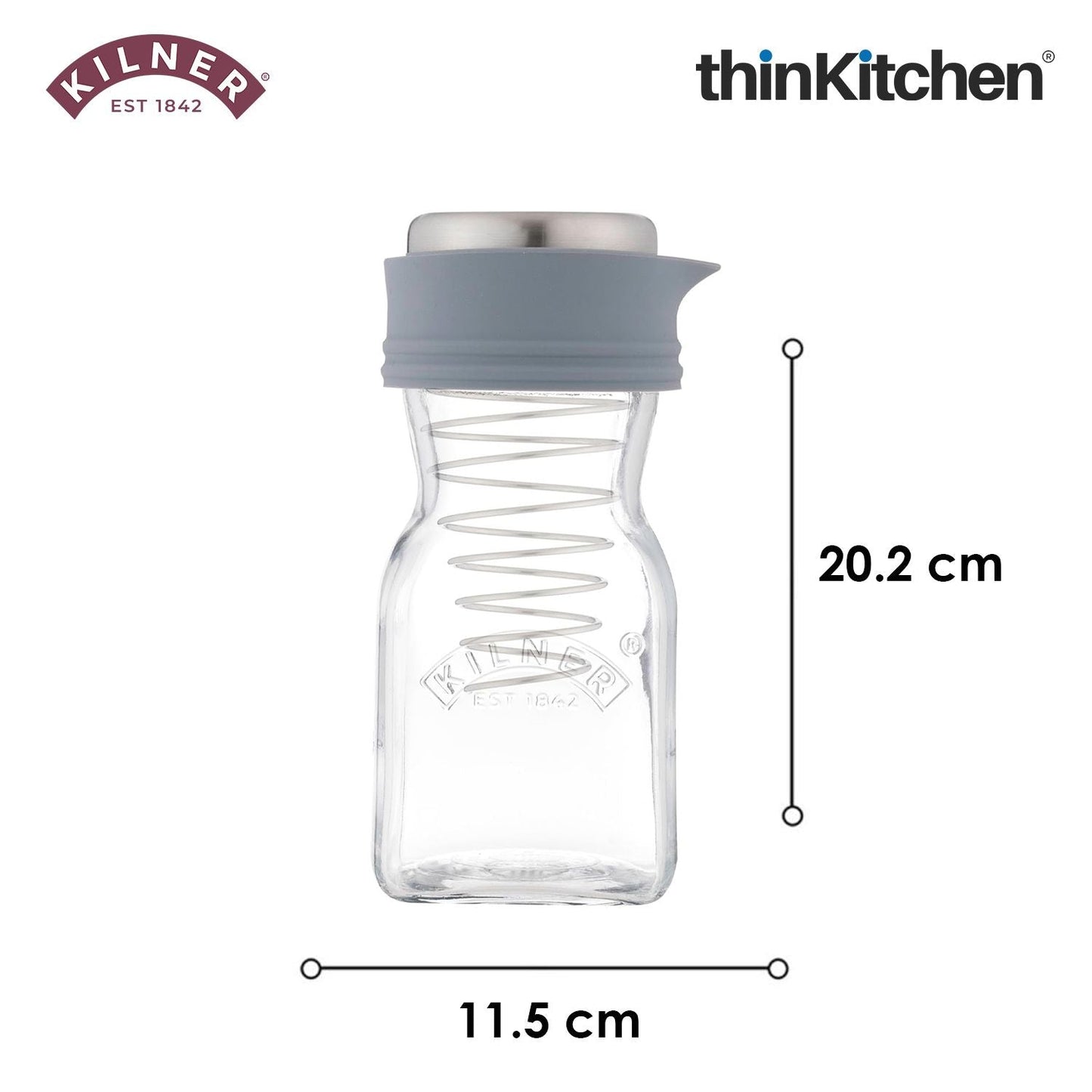 Kilner Salad Dressing Maker Juice and Sauce Bottle