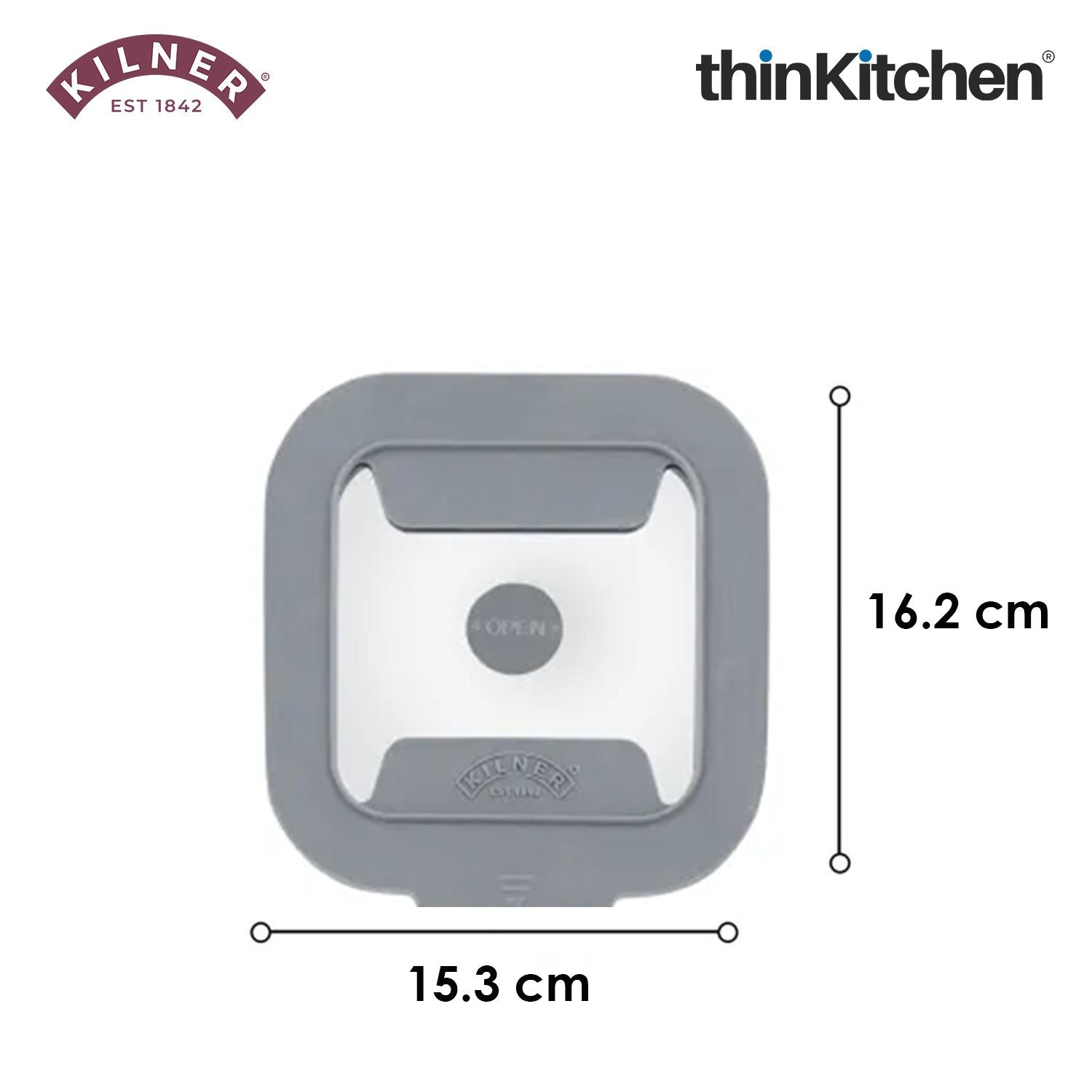 Kilner Fresh Storage Square 0.8 ltr. - 5