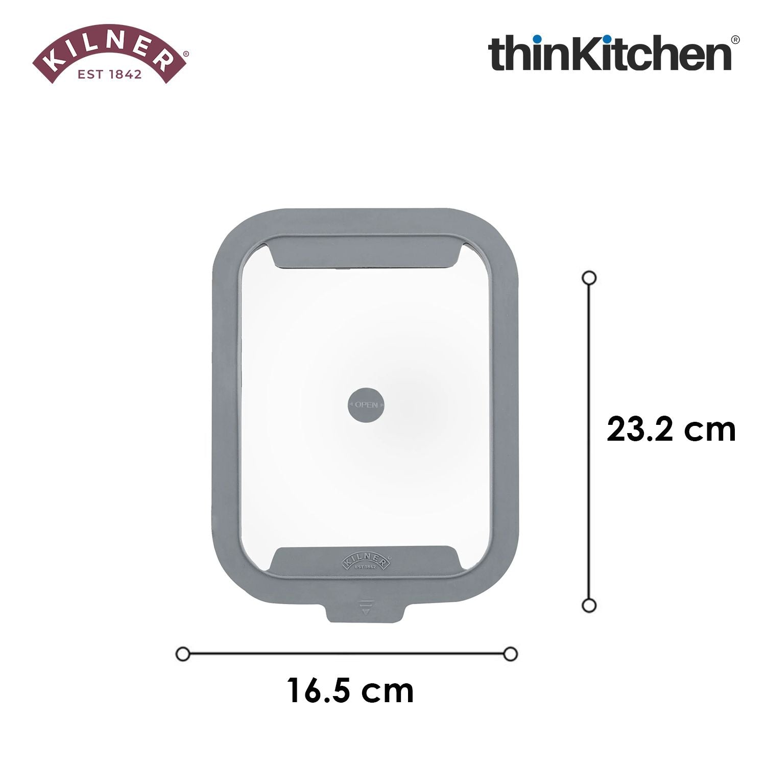 Kilner Fresh Storage Rectangular 1.5 ltr. - 3