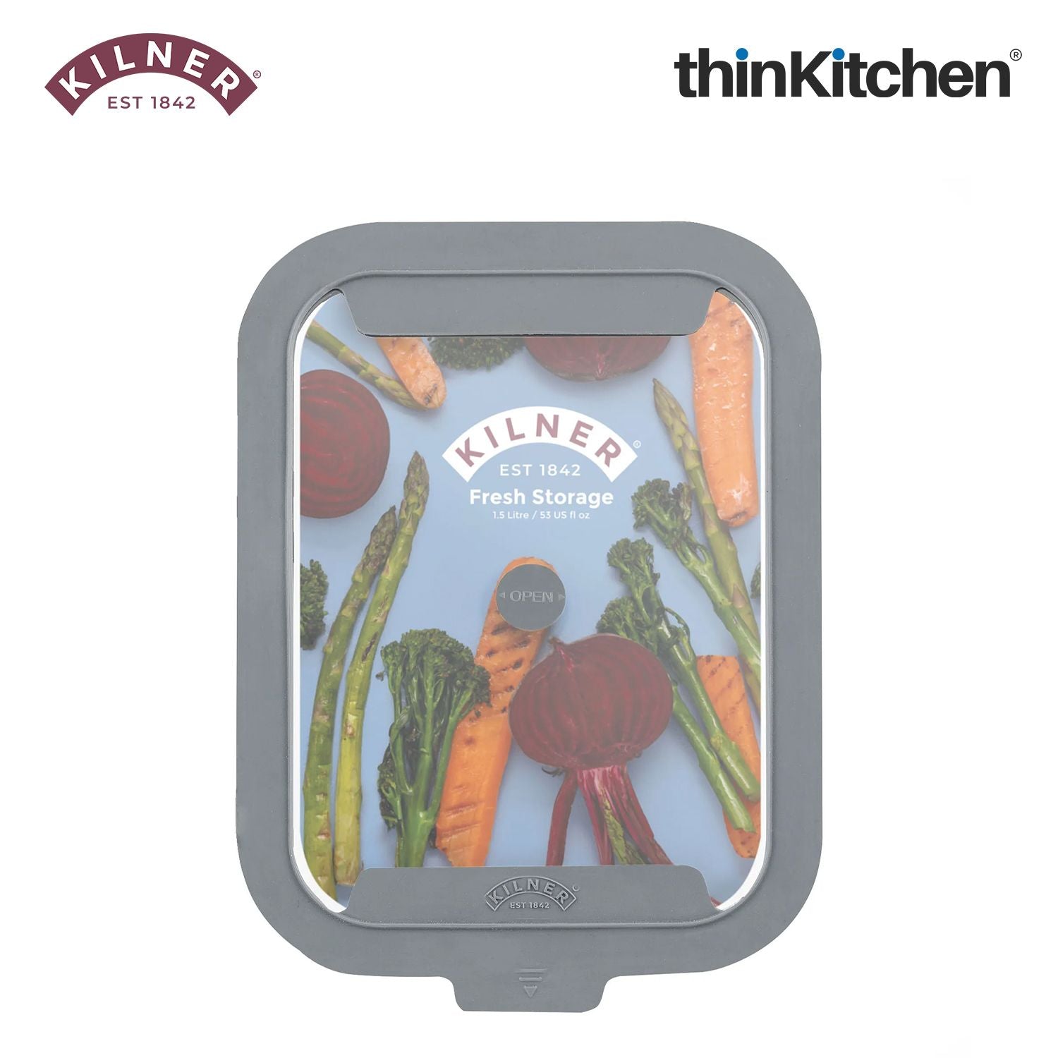 Kilner Fresh Storage Rectangular 1.5 ltr. - 4