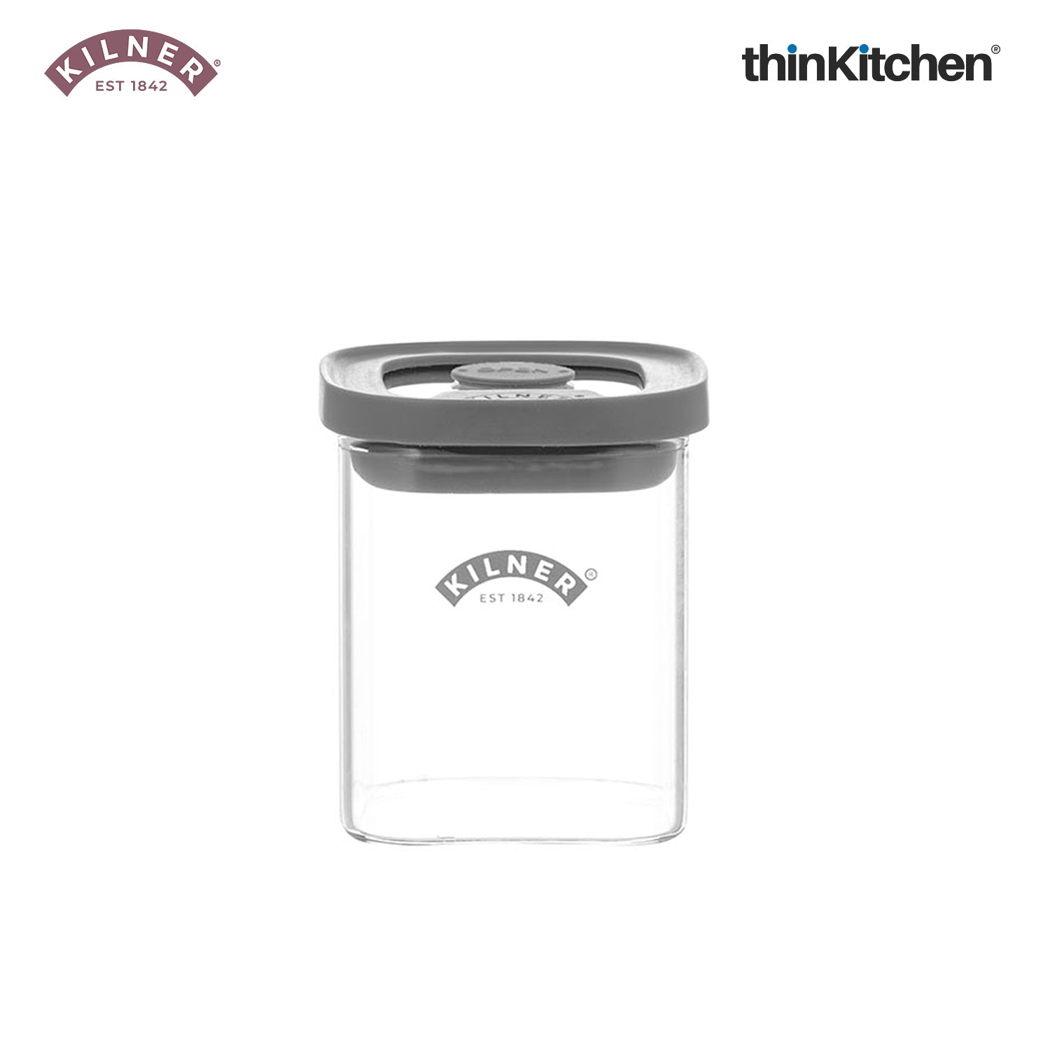 Kilner FRESH STORAGE SQUARE SPICE JAR 0.16 LITRE - 5
