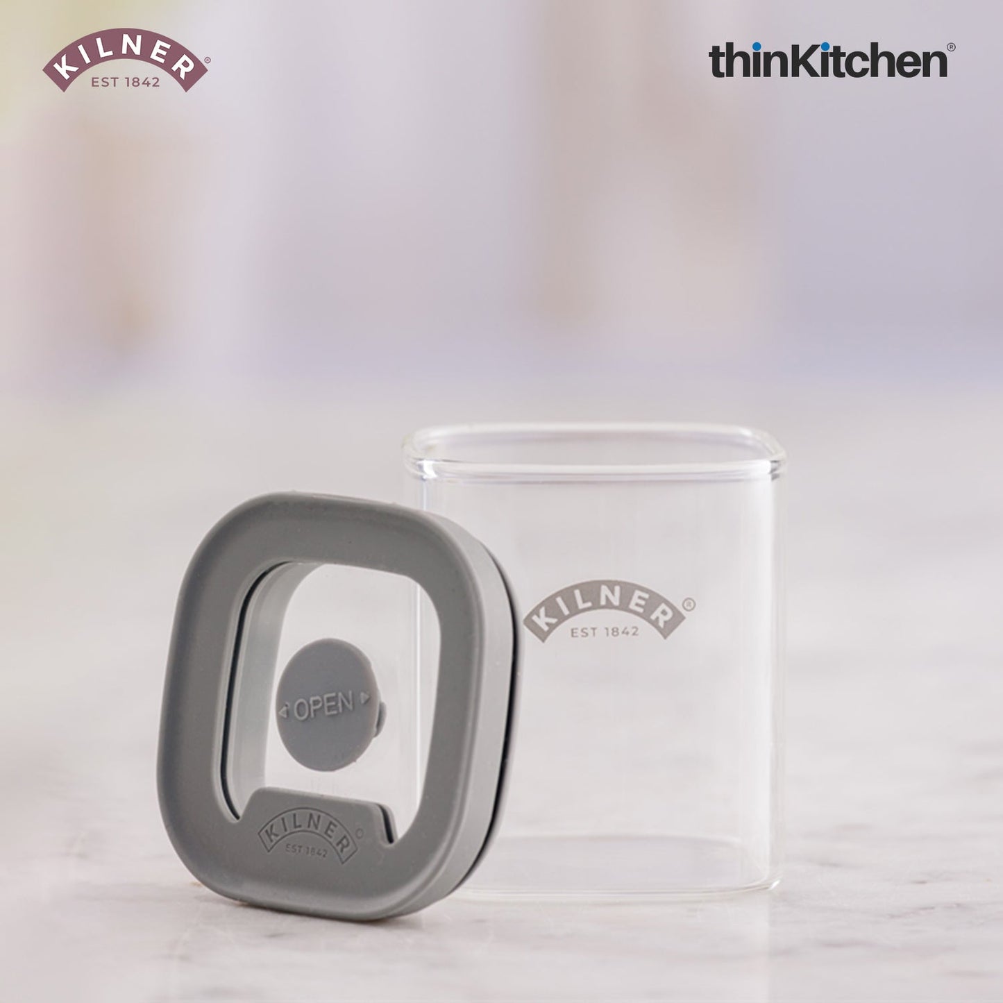 Kilner FRESH STORAGE SQUARE SPICE JAR 0.16 LITRE