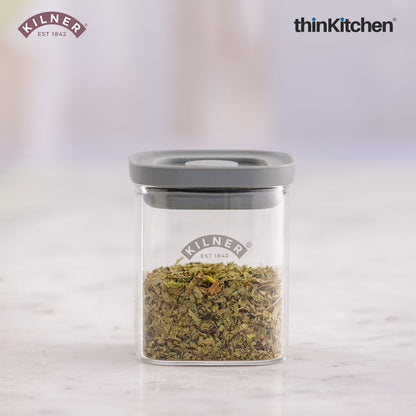 Kilner FRESH STORAGE SQUARE SPICE JAR 0.16 LITRE