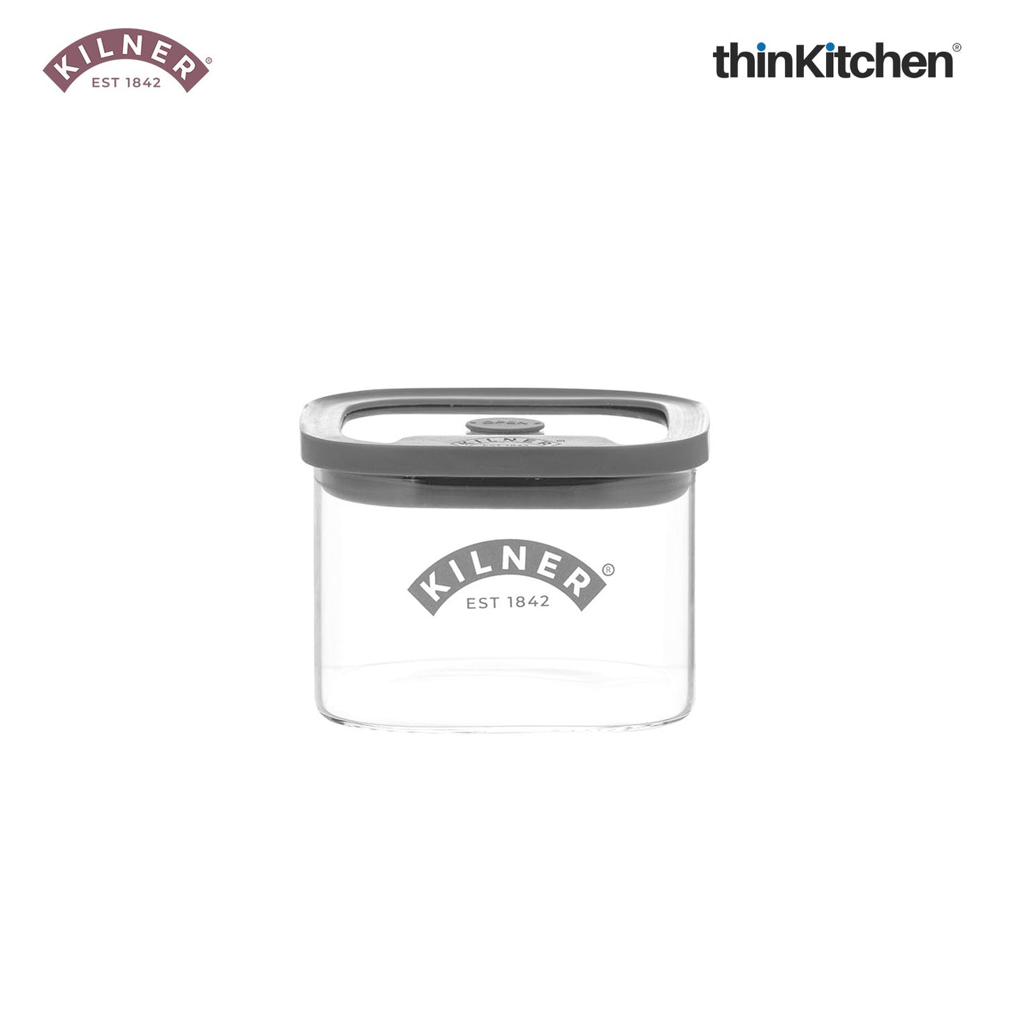 Kilner FRESH STORAGE SQUARE JAR 0.5 LITRE