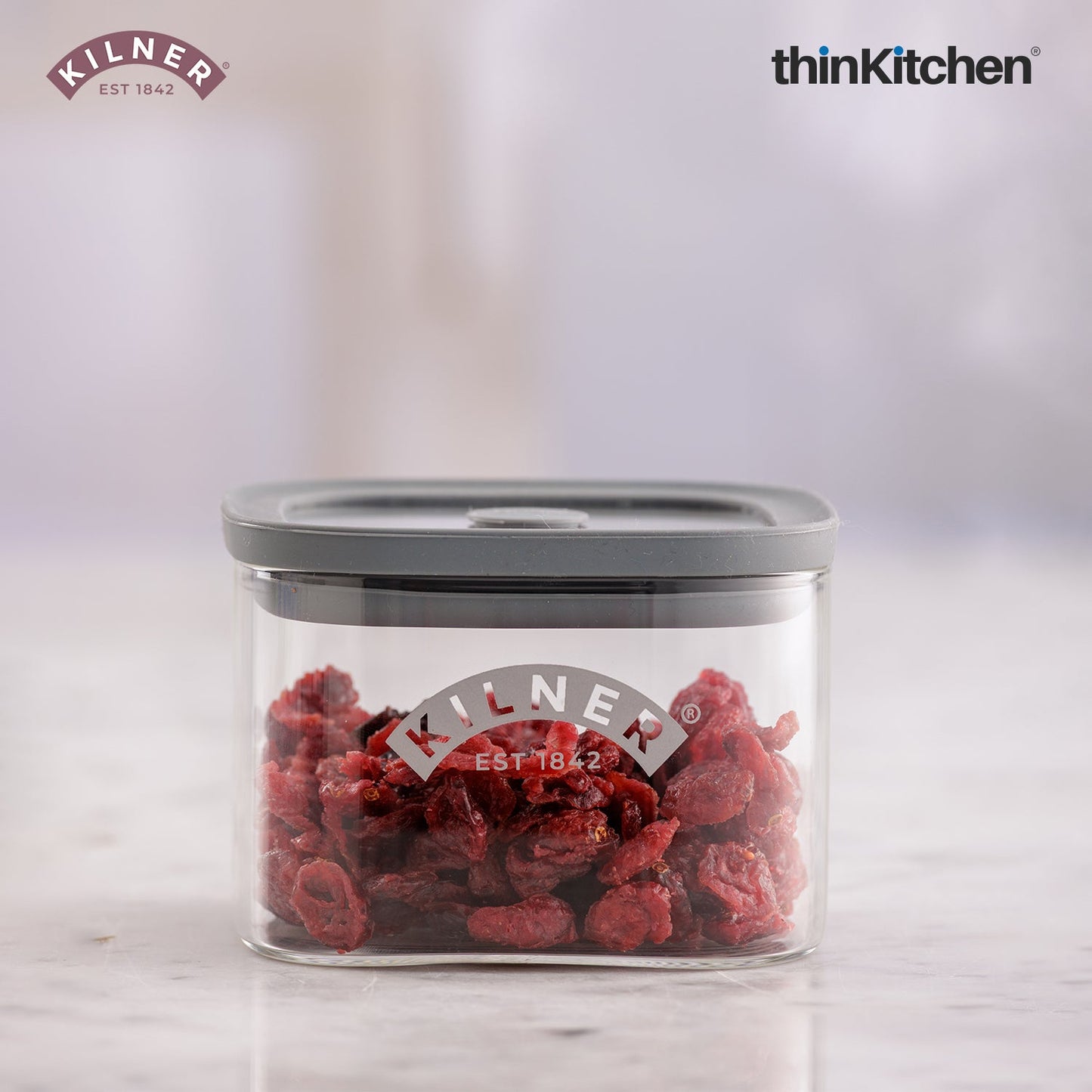 Kilner FRESH STORAGE SQUARE JAR 0.5 LITRE