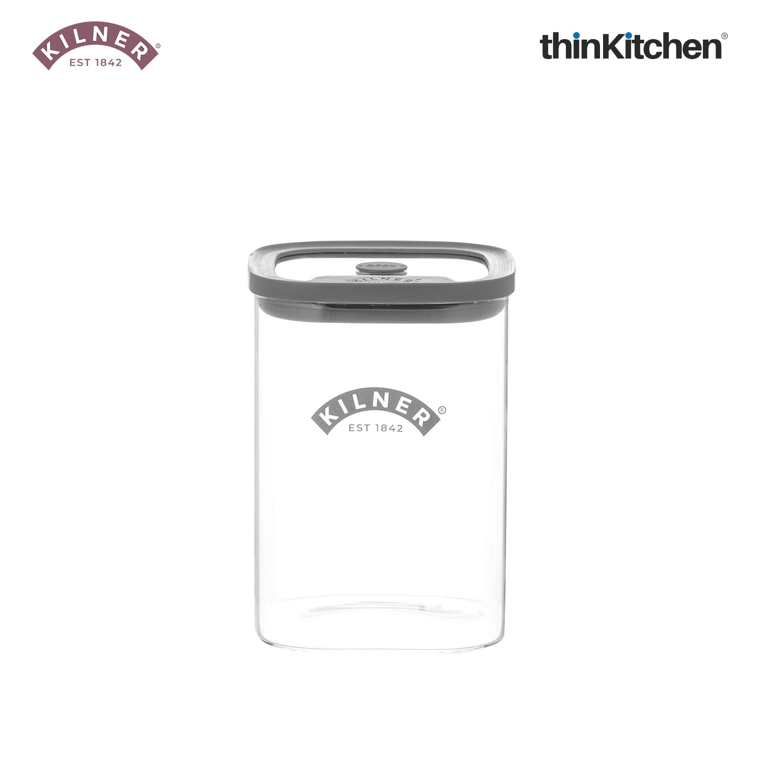 Kilner FRESH STORAGE SQUARE JAR 1 LITRE - 4