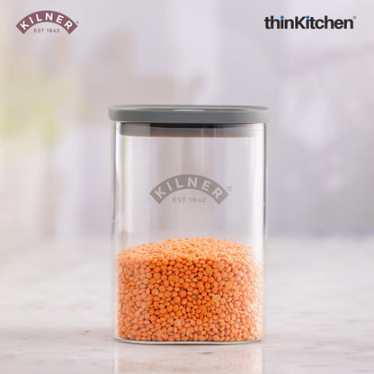 Kilner FRESH STORAGE SQUARE JAR 1 LITRE