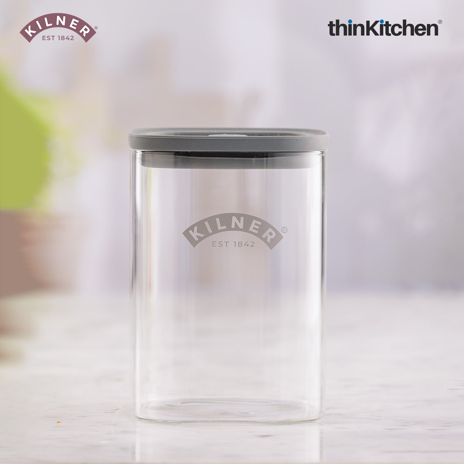 Kilner FRESH STORAGE SQUARE JAR 1 LITRE - 5