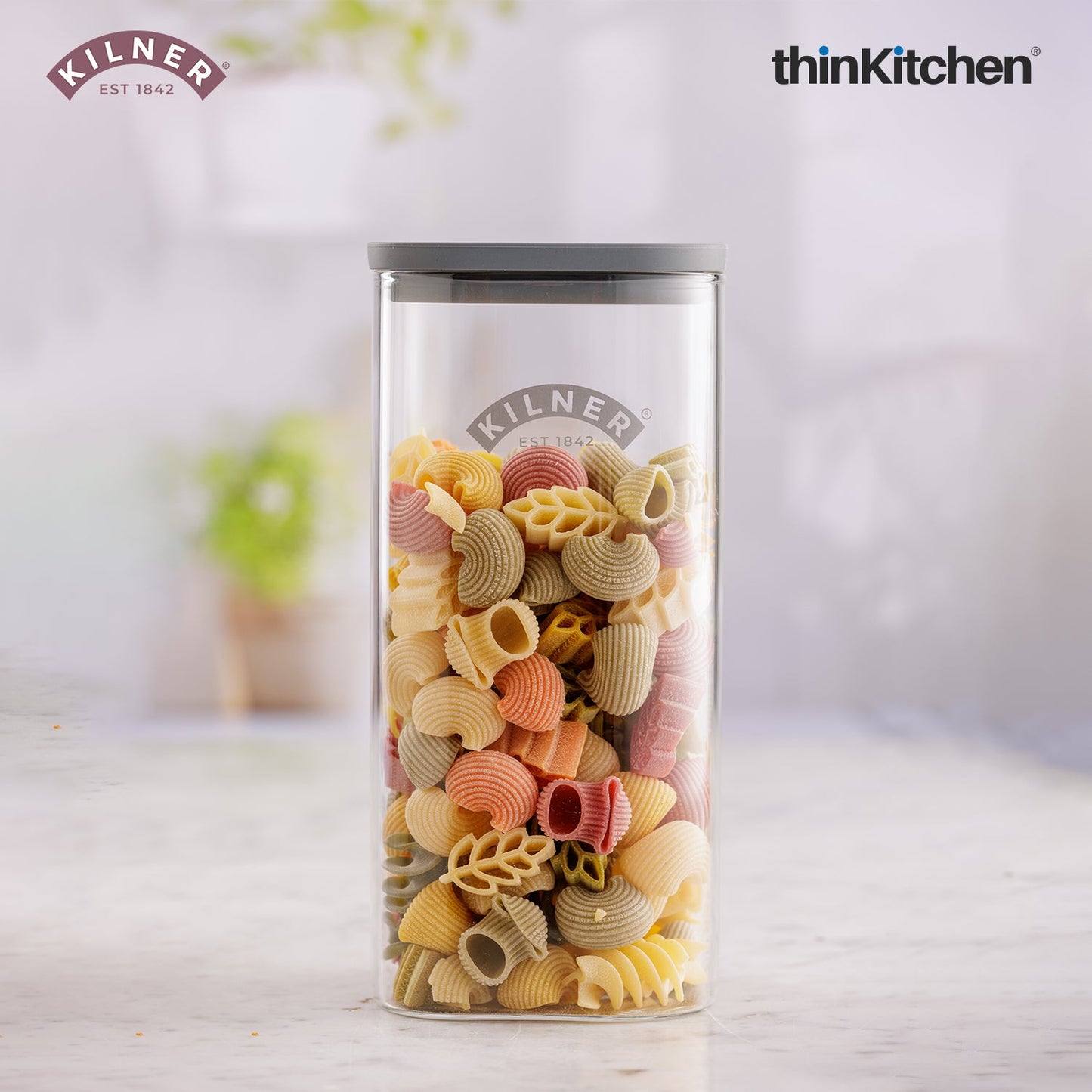 Kilner FRESH STORAGE SQUARE JAR 1.5 LITRE