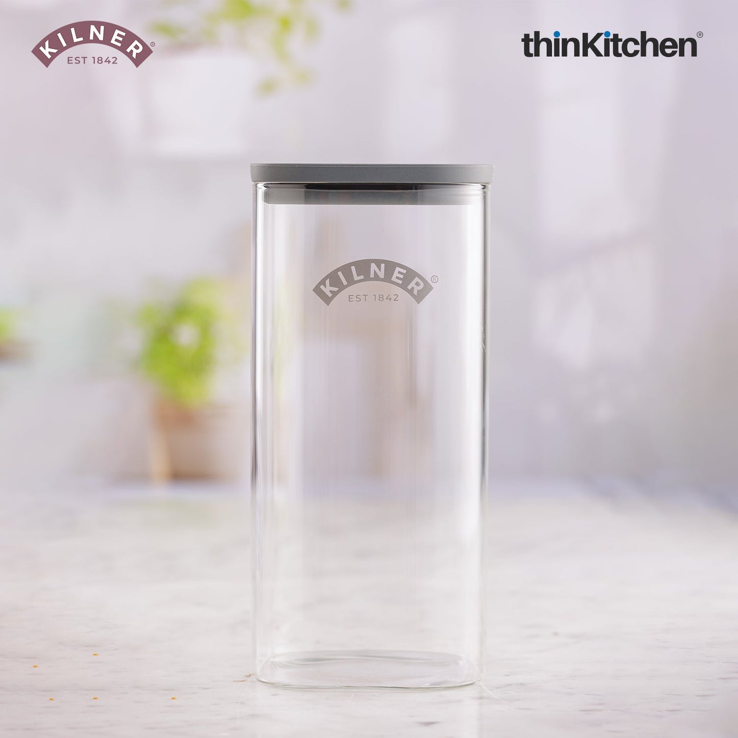 Kilner FRESH STORAGE SQUARE JAR 1.5 LITRE
