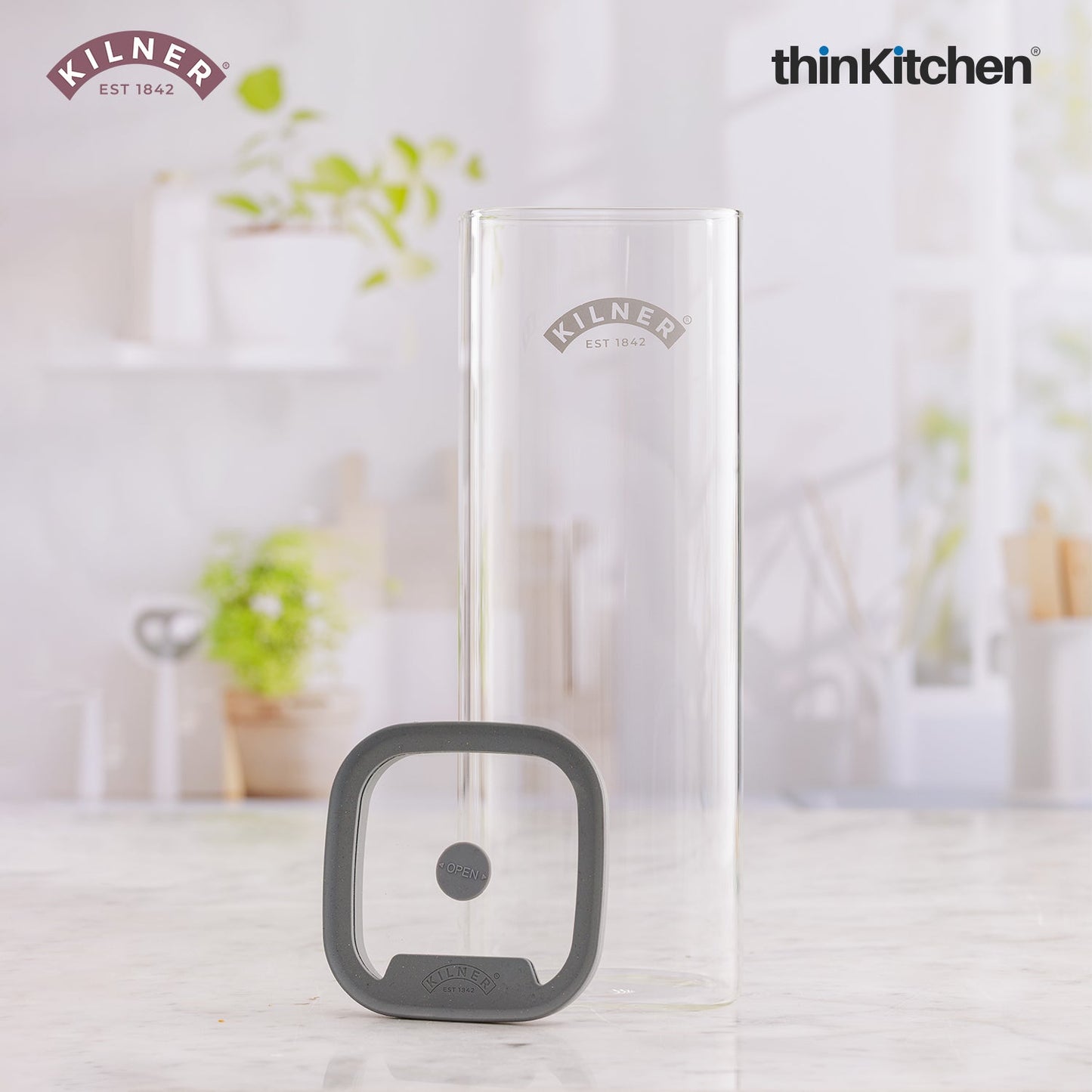 Kilner FRESH STORAGE SQUARE JAR 2 LITRE