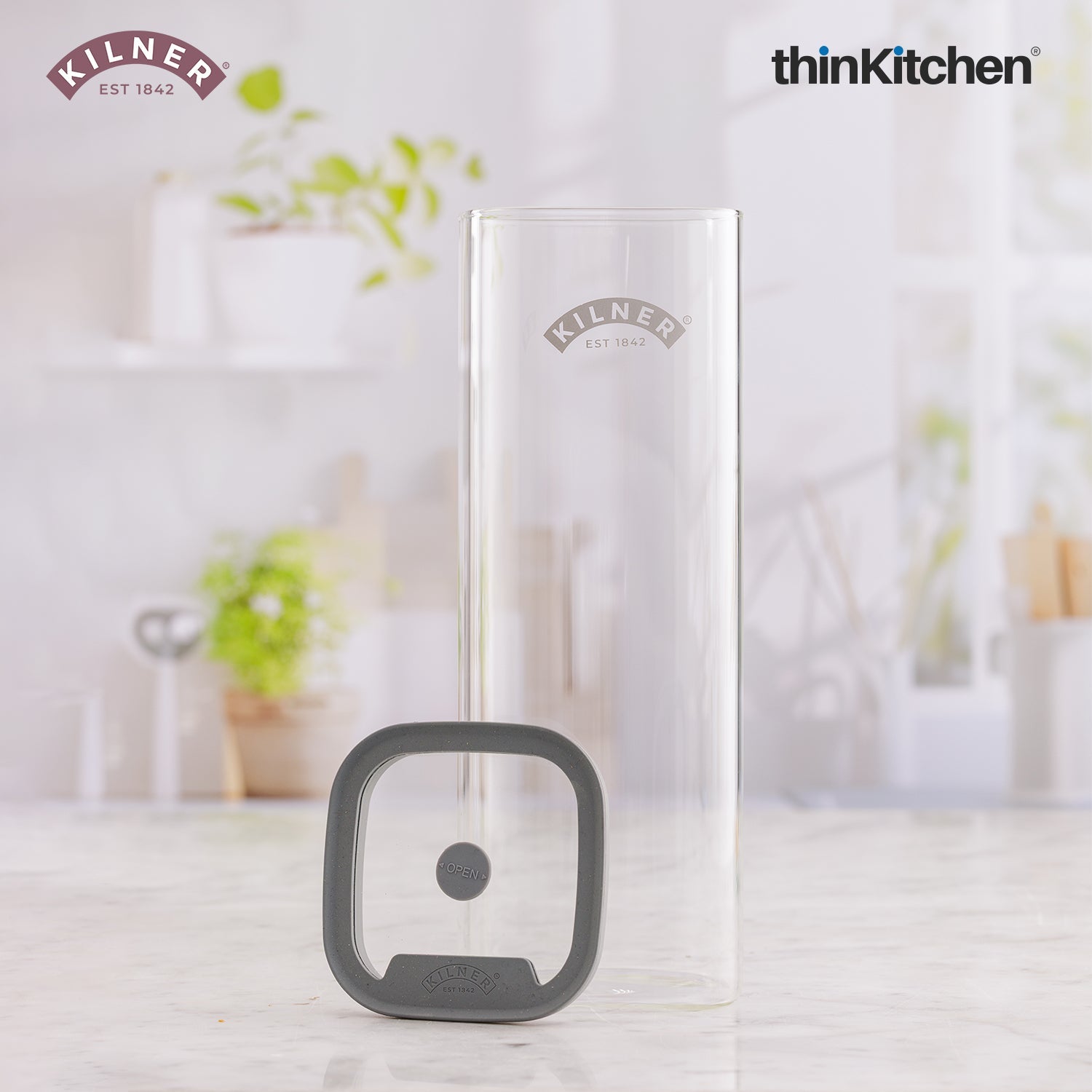 Kilner FRESH STORAGE SQUARE JAR 2 LITRE - 1