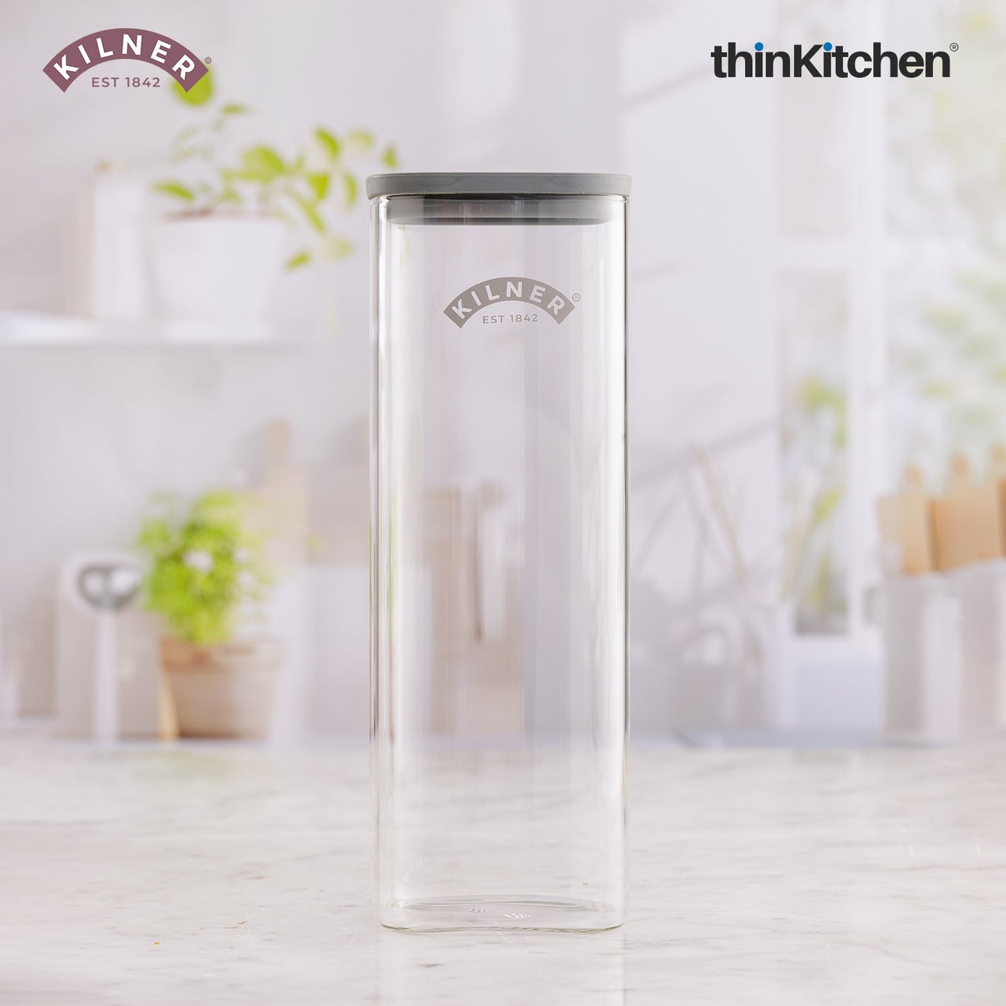 Kilner FRESH STORAGE SQUARE JAR 2 LITRE