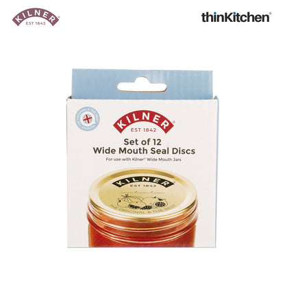 Kilner® Set of 12 Wide Mouth Sealing Discs
