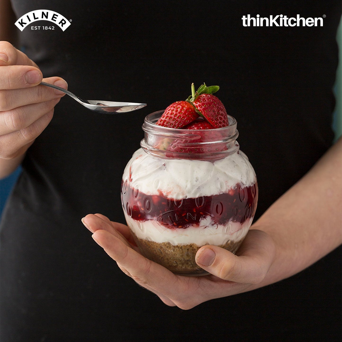 Kilner 0.4LT STRAWBERRY FRUIT JAR