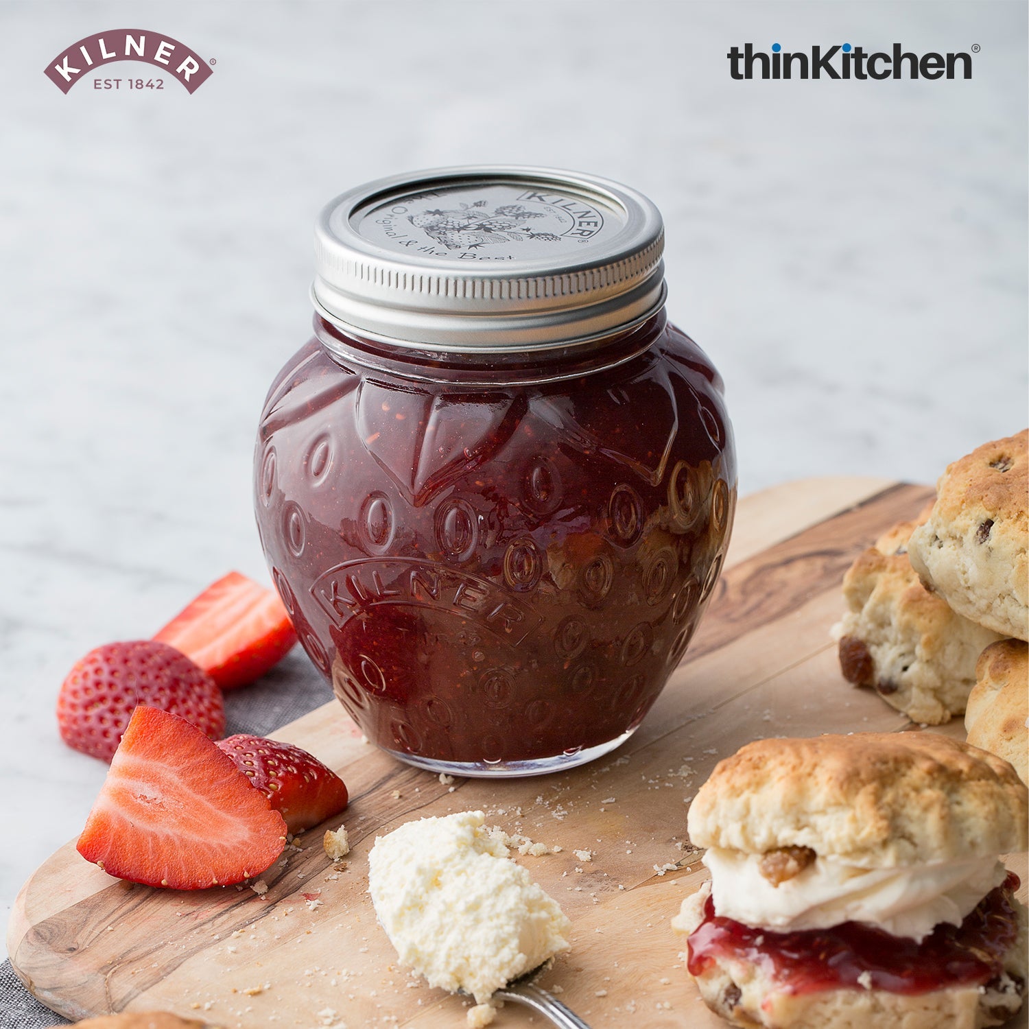 Kilner 0.4LT STRAWBERRY FRUIT JAR - 3