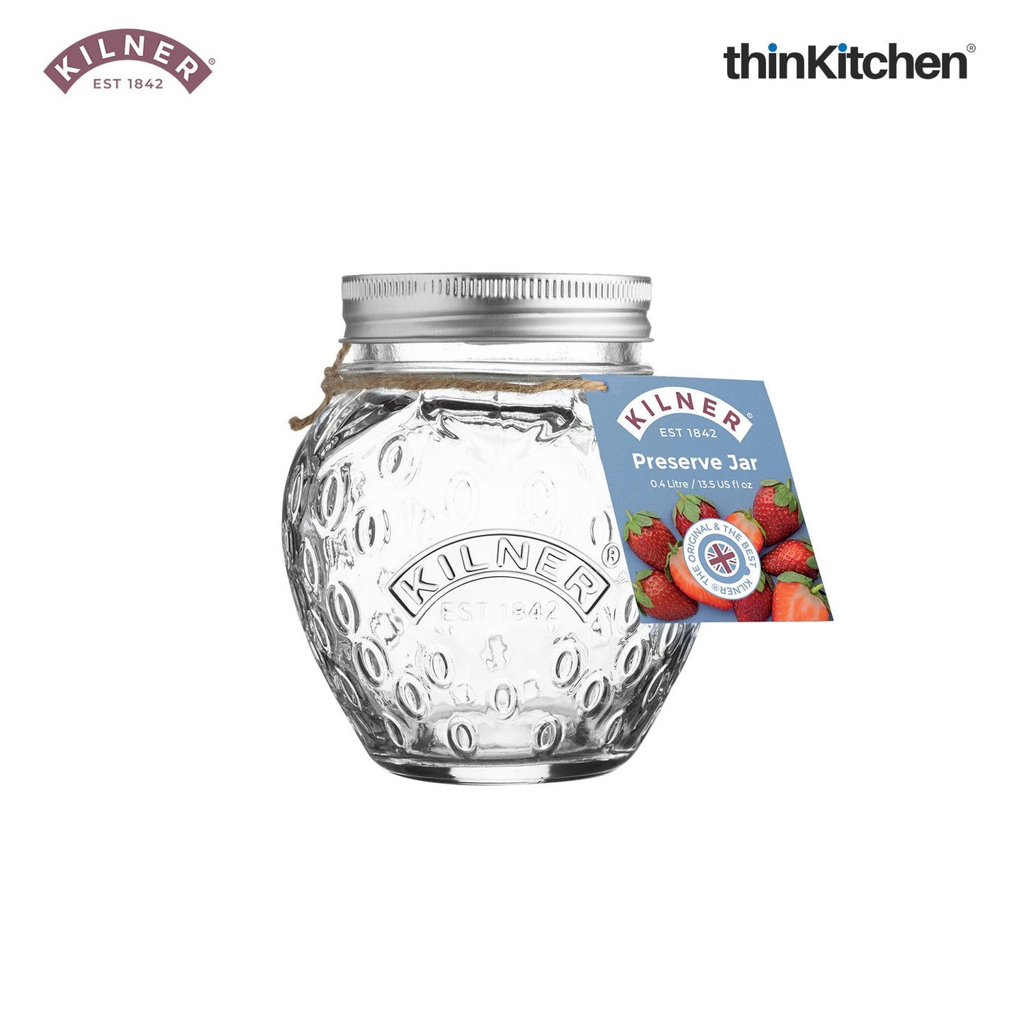Kilner 0.4LT STRAWBERRY FRUIT JAR