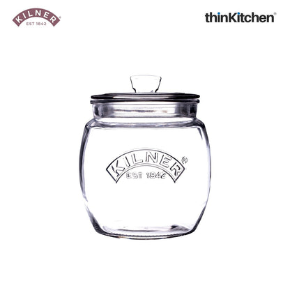 Kilner Universal Glass Storage Jar – Premium Airtight 850ml Glass Jar for Kitchen Storage, Tea, Coffee, Sugar & More – BPA-Free, Stylish & Sustainable Container