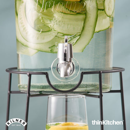 Kilner Drinks Dispenser Tap – Premium Stainless Steel Replacement Tap for Glass Dispensers | Leak-Free, Easy Install & Durable Tap for 3, 5 & 8L Drinks Jars