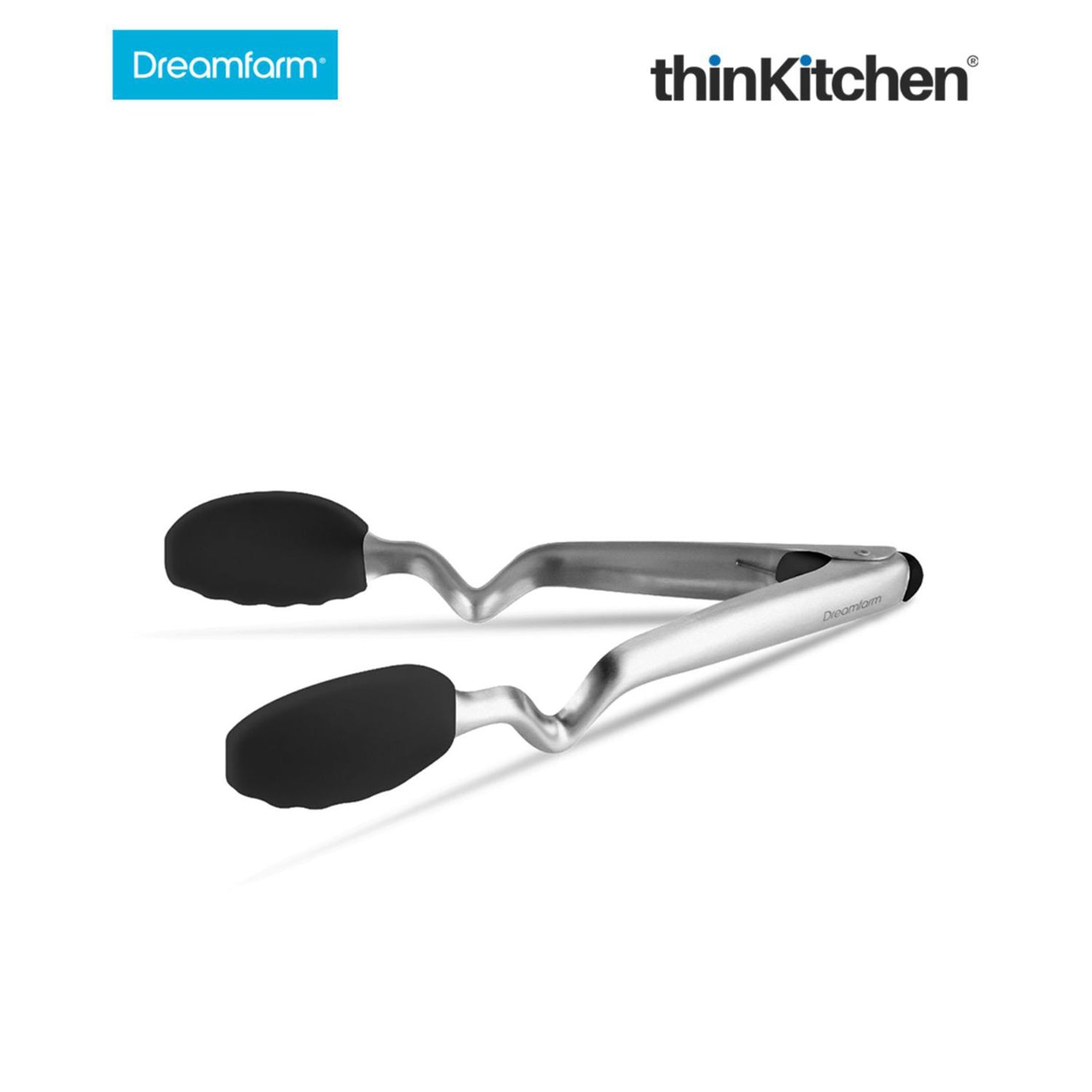 The Dreamfarm Power Prep Kit: Clongs Stainless-Steel Tongs with Silicone Heads x Ograte Two-sided Speed Grater x Sharple Self-Sharpening Vegetable Peeler - 3