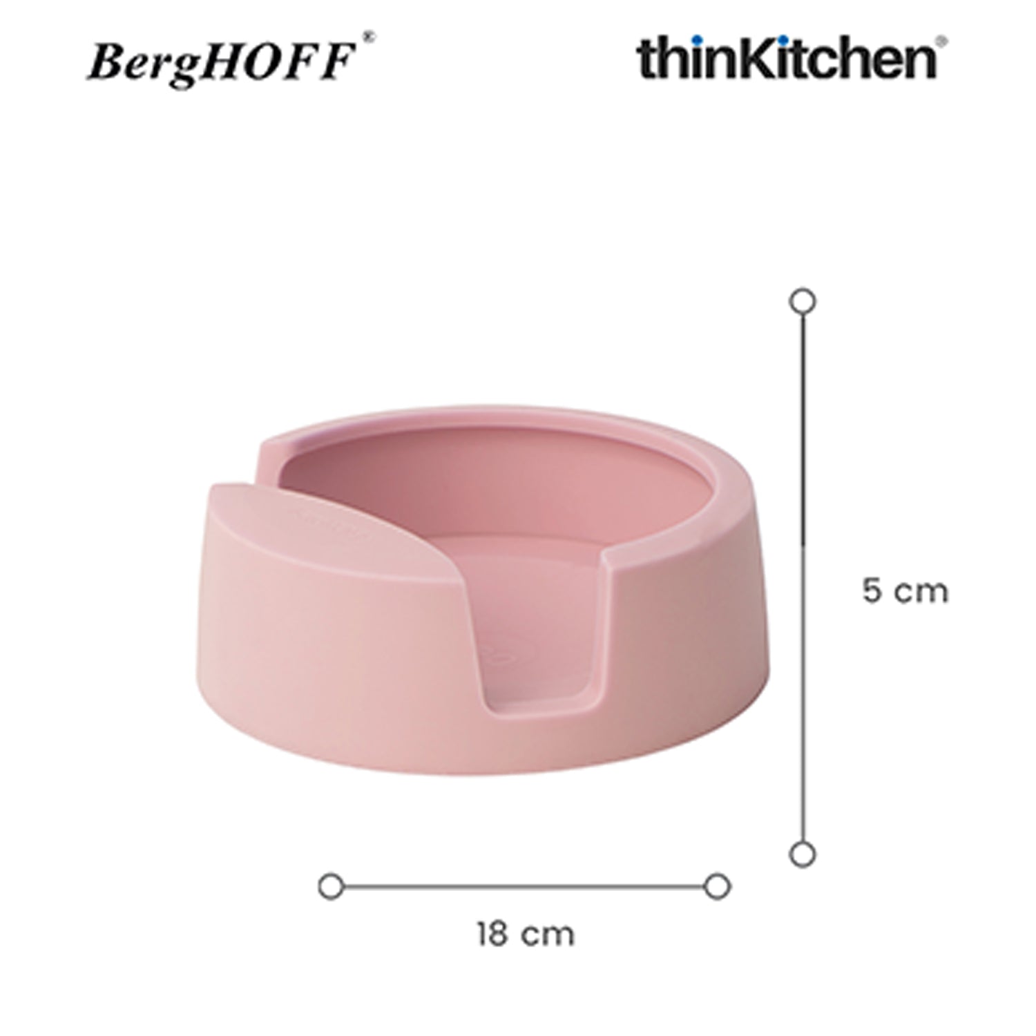Berghoff Leo Spoon Rest Pink - 6