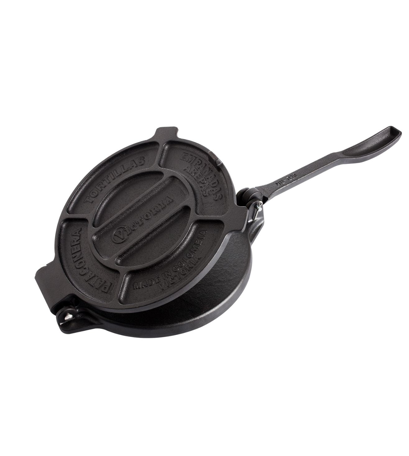 Victoria 8-Inch Cast Iron Tortilla Press | Commercial-Grade Tortilla Maker for Tortillas, Tacos, Roti, Puri & More | Durable HD Iron, Made in Colombia