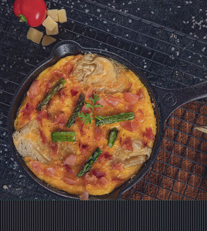 Victoria 6.5 Inch Mini Cast Iron Skillet. Small Frying Pan,Seasoned with 100% Kosher Certified Non-GMO Flaxseed Oil (SKL-206)