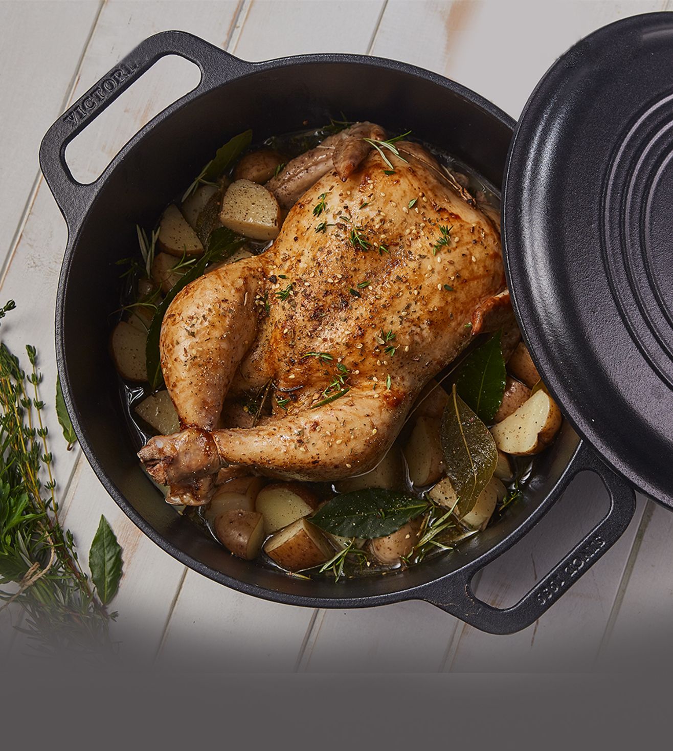 Victoria 6-Quart Cast Iron Dutch Oven with Lid and Dual Loop Handles, Seasoned with Flaxseed Oil, Made in Colombia,Black