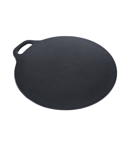 Victoria 12-Inch Cast Iron Tawa Dosa Pan | Pre-Seasoned Cast Iron Dosa Tawa, Crepe & Pizza Pan with Loop Handle | Durable Cast Iron Dosa Pan Made in Colombia