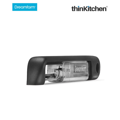 The Dreamfarm Power Prep Kit: Clongs Stainless-Steel Tongs with Silicone Heads x Ograte Two-sided Speed Grater x Sharple Self-Sharpening Vegetable Peeler