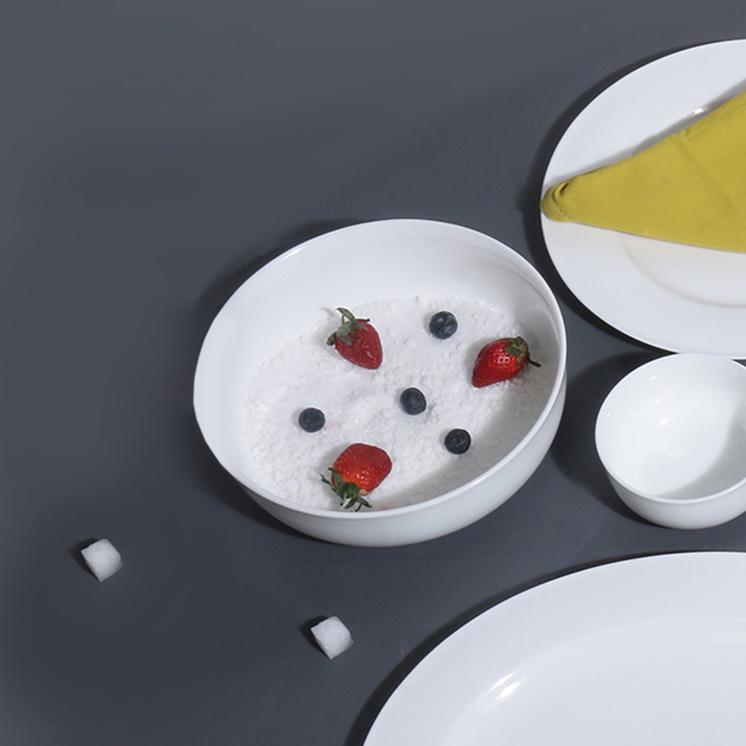 Monno Cupola Dining Set: Plate 18.5 cm x Bowl 15.5 cm (Sets of 2) - 6