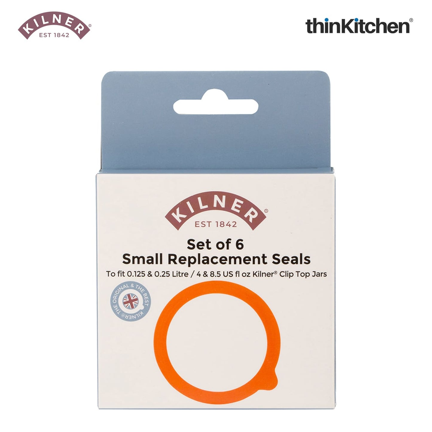 Kilner Pack Of 6 Rubber Seals 0.125 Litre