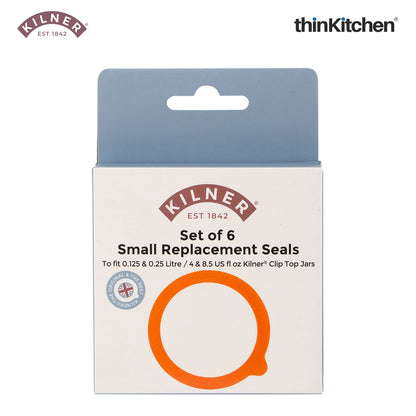 Kilner Pack Of 6 Rubber Seals 0.125 Litre